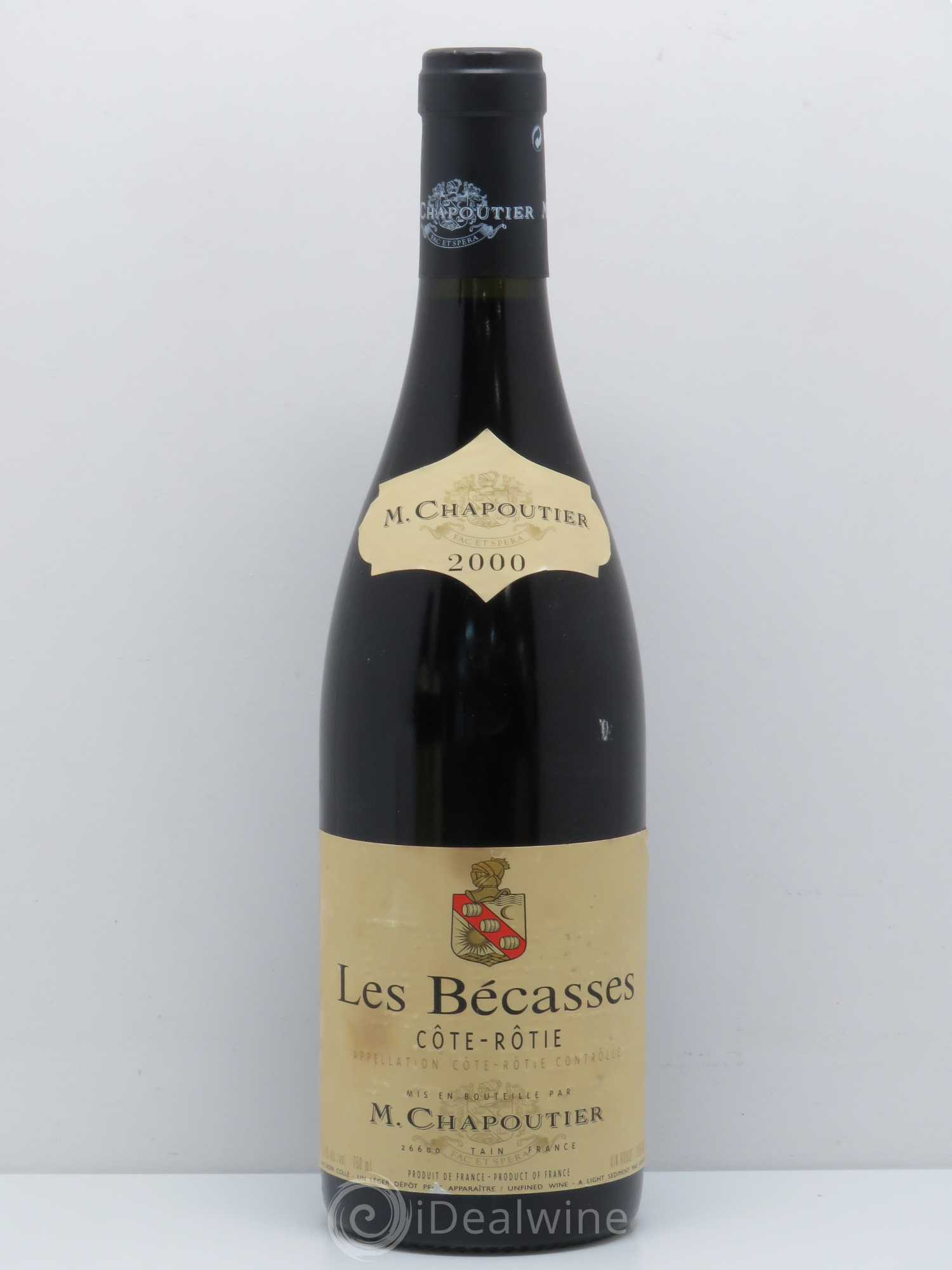 Côte-Rôtie Les Bécasses Chapoutier 2000 - Lot de 1 bouteille - 0
