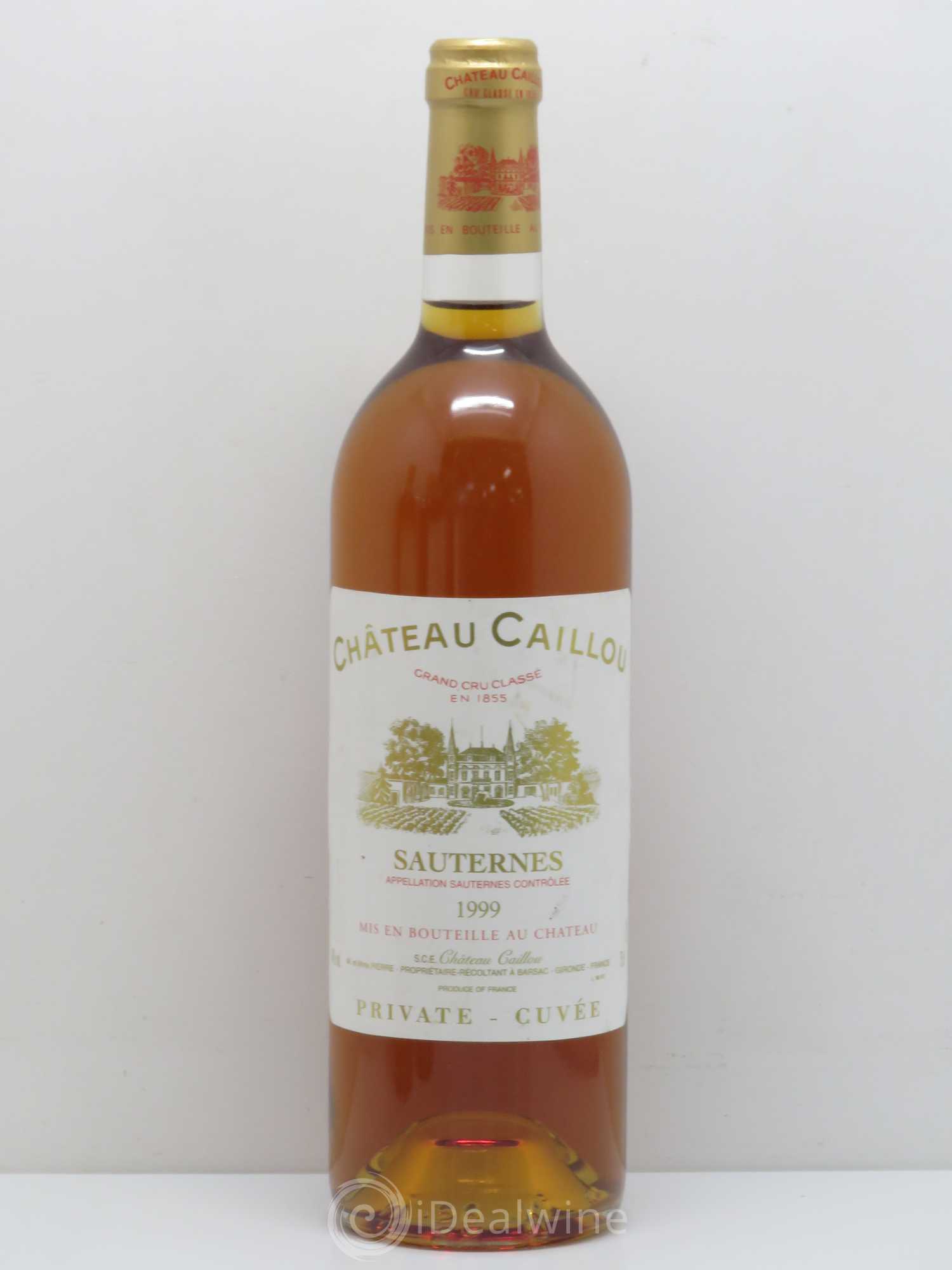 Château Caillou - Private Cuvée 1999 - Lotto di 1 bottiglia - 0