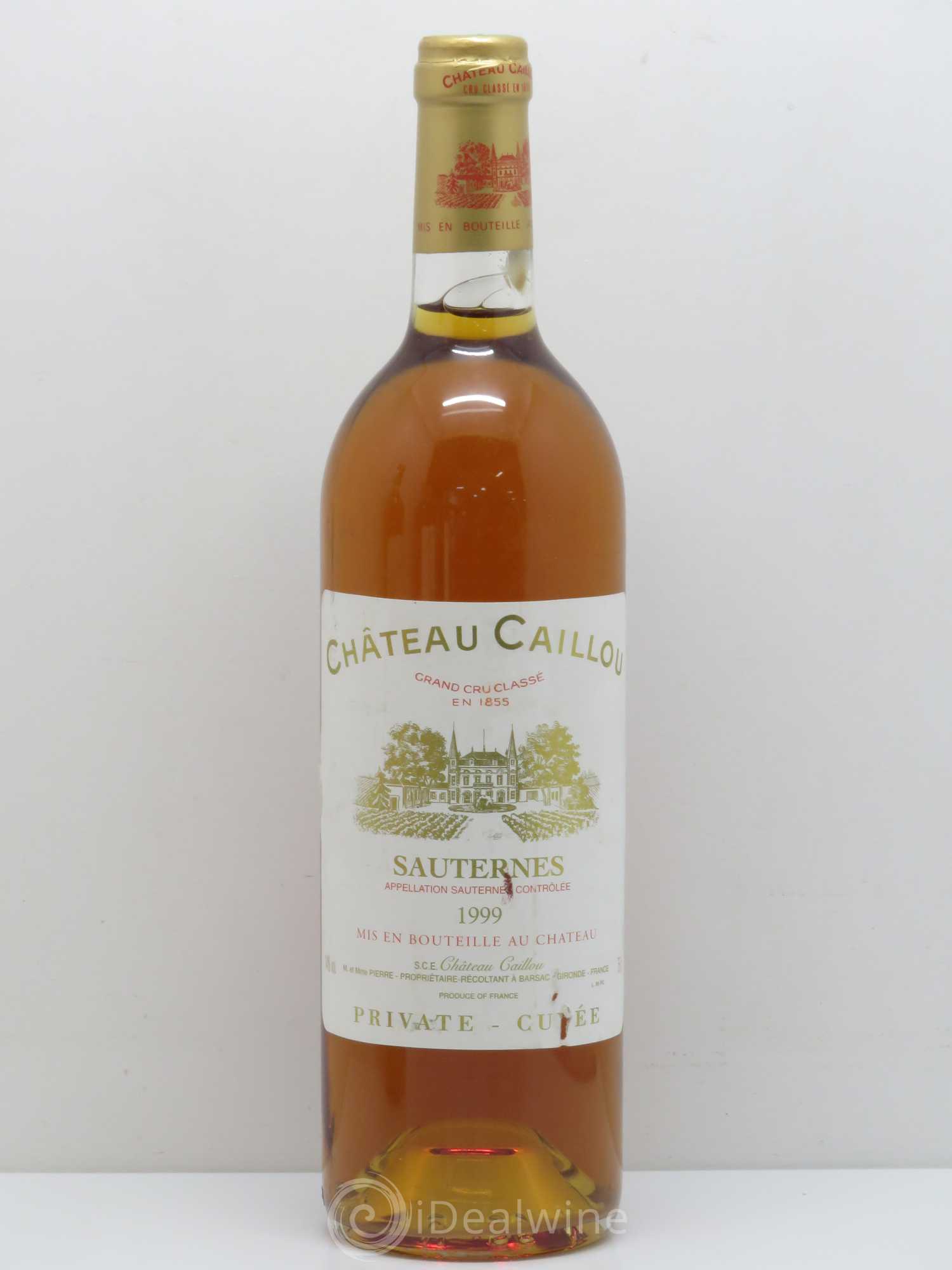 Château Caillou - Private Cuvée 1999 - Lotto di 1 bottiglia - 0