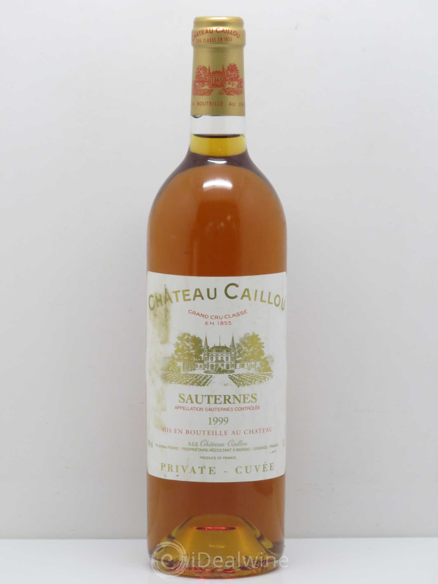 Château Caillou - Private Cuvée 1999 - Lot de 1 bouteille - 0