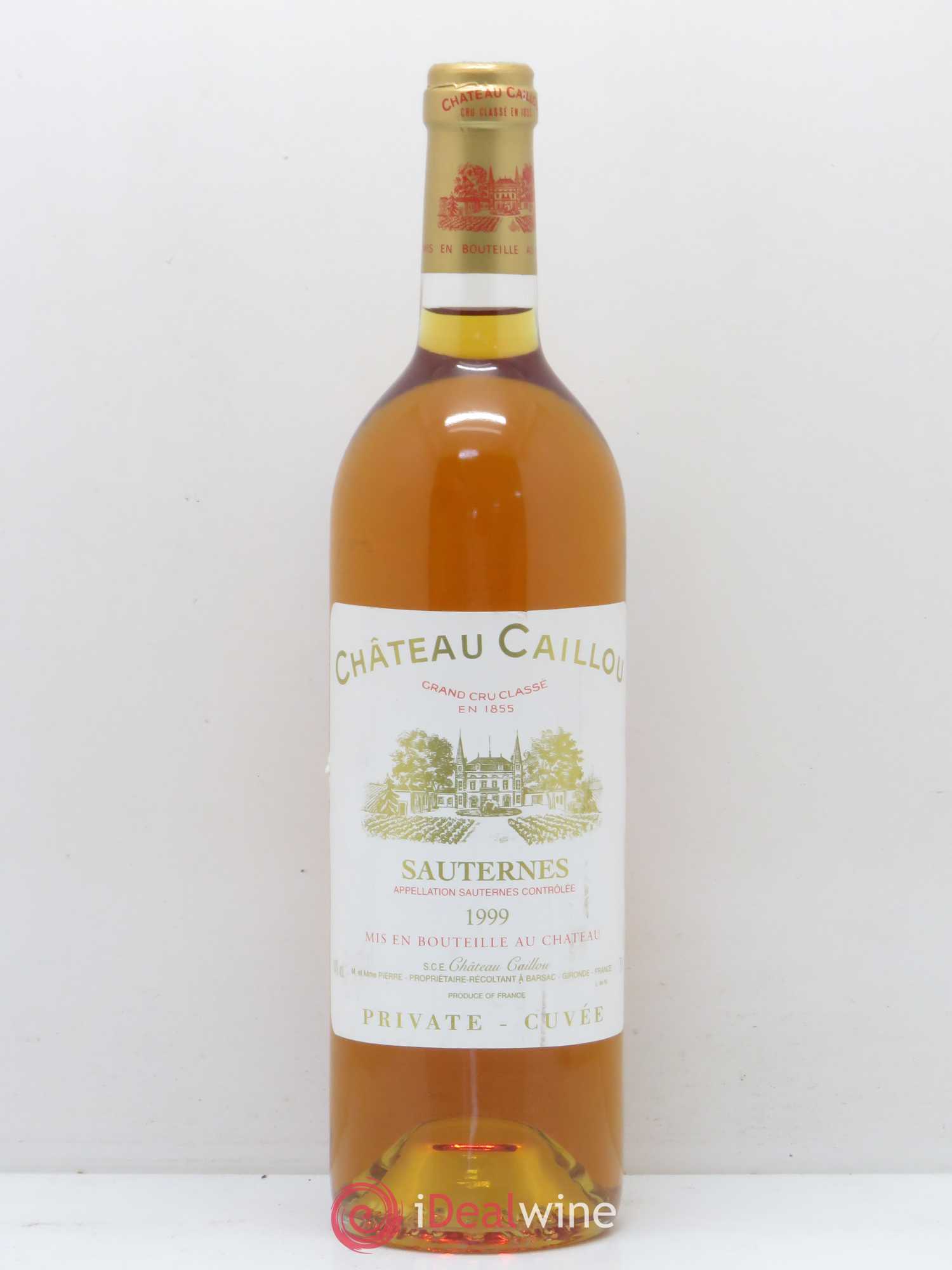 Château Caillou - Private Cuvée 1999 - Lot de 1 bouteille - 0