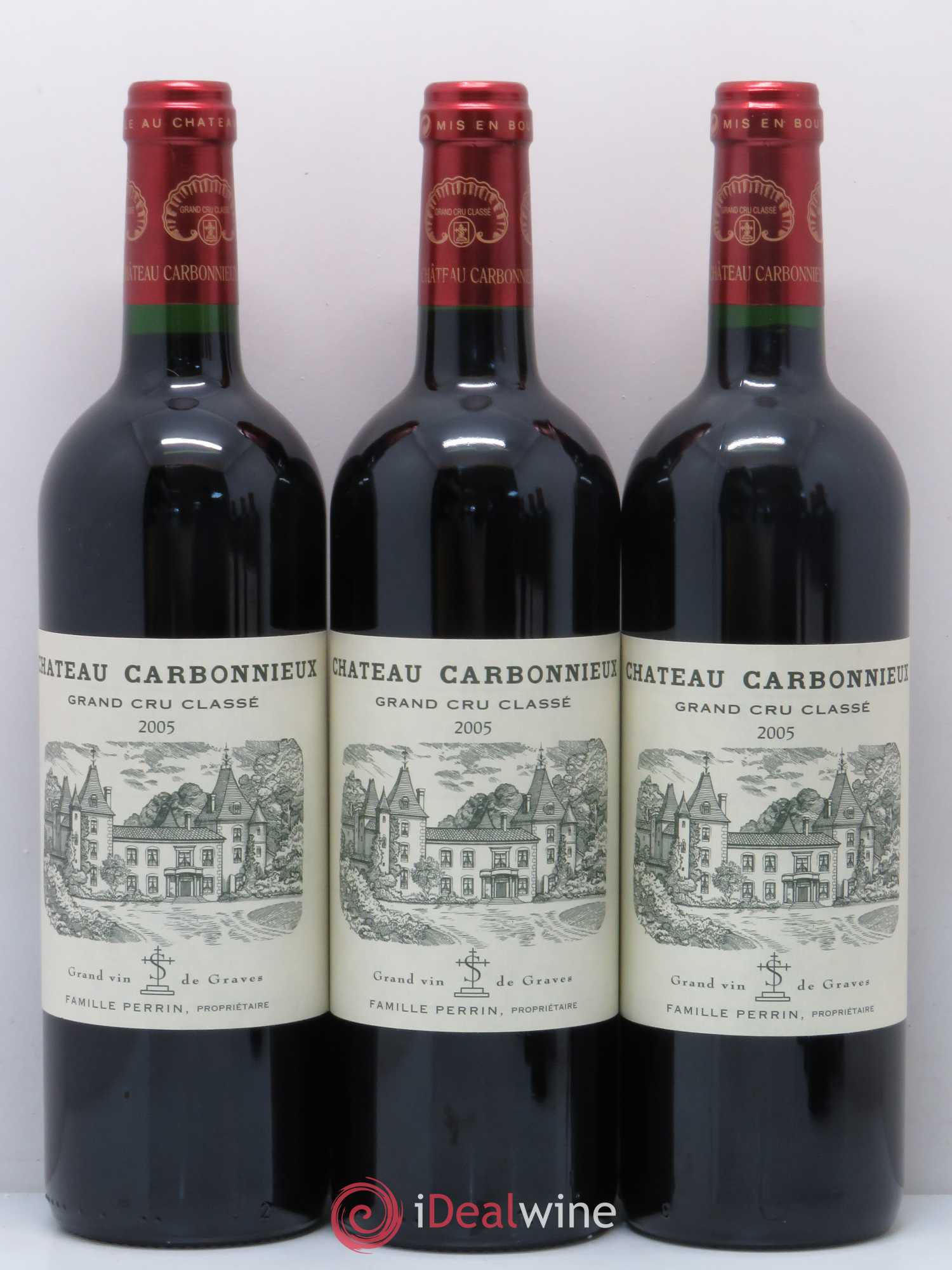 Château Carbonnieux Cru Classé de Graves 2005 - Lot de 6 bouteilles - 1