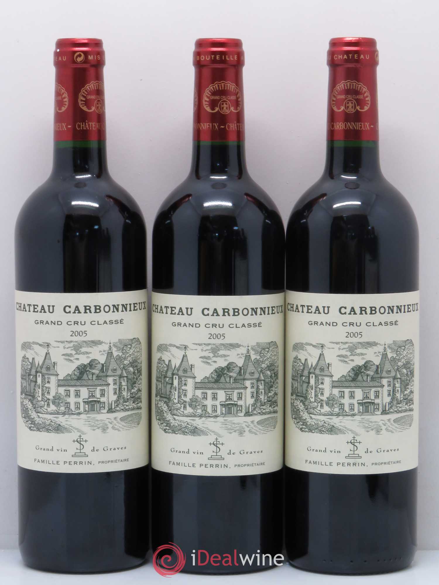 Château Carbonnieux Cru Classé de Graves 2005 - Lot de 6 bouteilles - 2