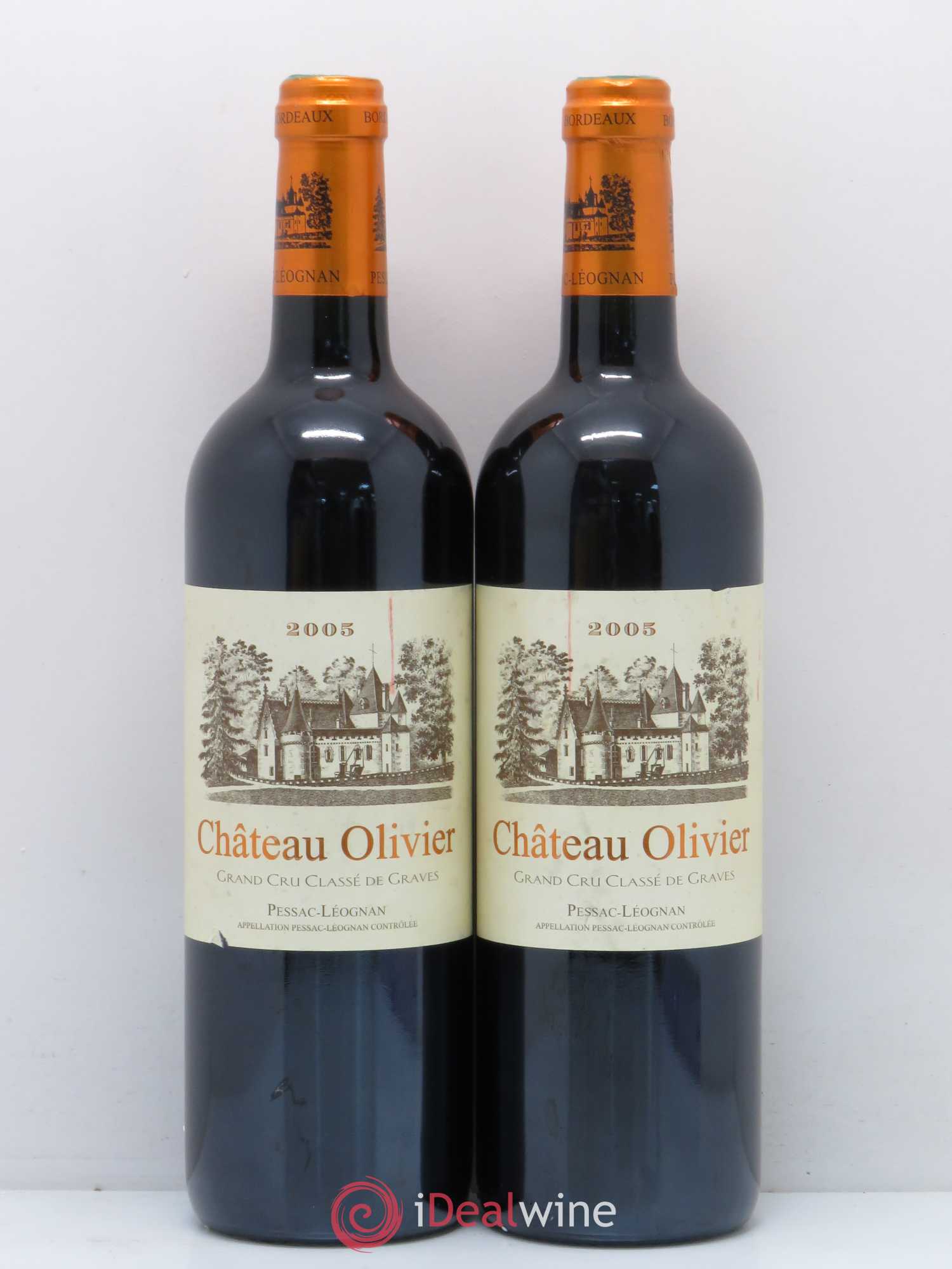 Château Olivier Cru Classé de Graves 2005 - Lot de 2 bouteilles - 0