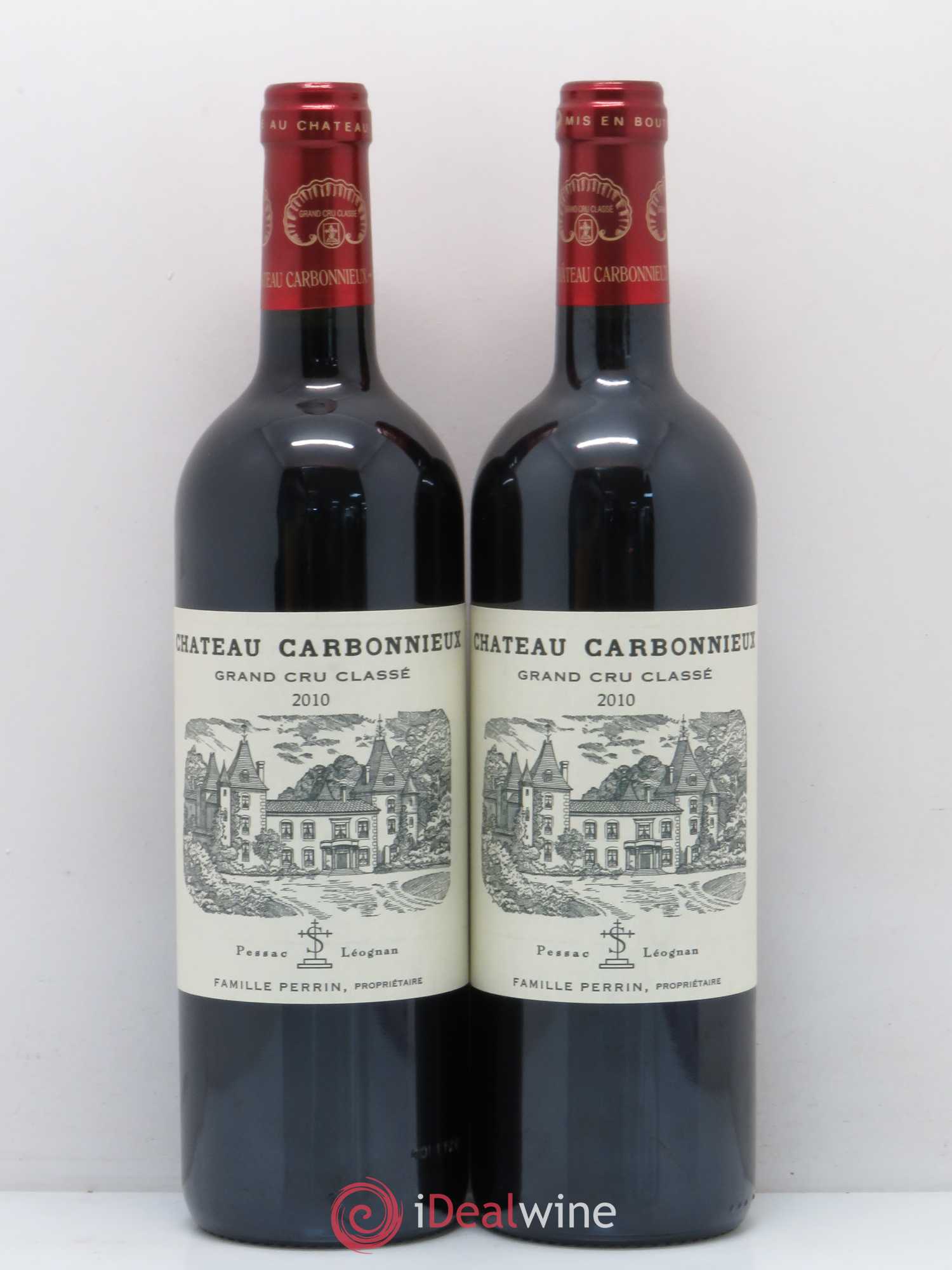 Château Carbonnieux Cru Classé de Graves 2010 - Lot de 2 bouteilles - 0