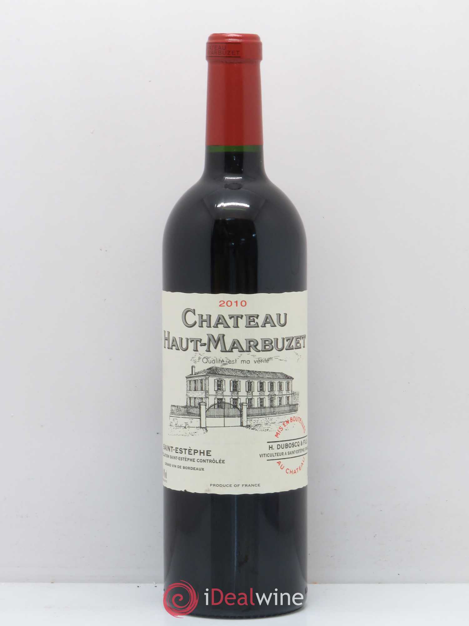 Château Haut Marbuzet 2010 - Lot de 1 bouteille - 0