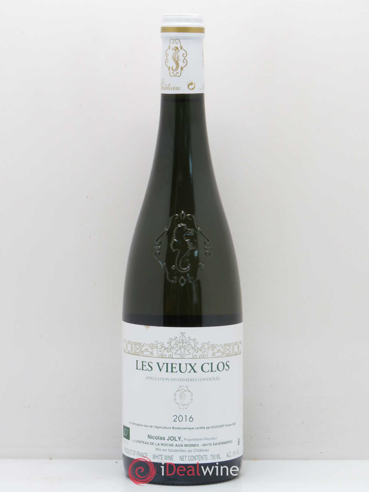 Savennières Les Vieux Clos Vignobles de la Coulée de Serrant - Nicolas Joly 2016 - Lot de 1 bouteille - 0