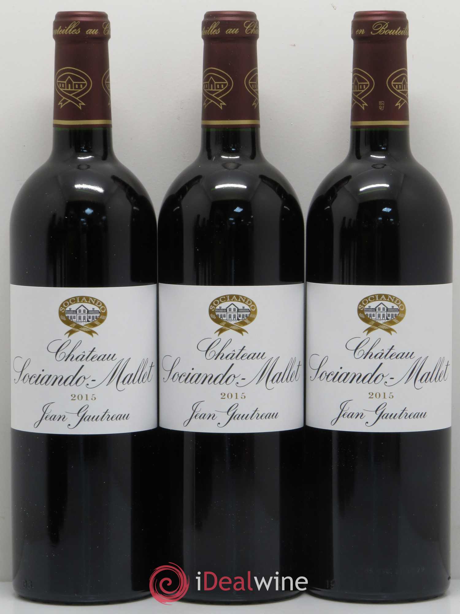 Château Sociando Mallet 2015 - Lot de 12 bouteilles - 1