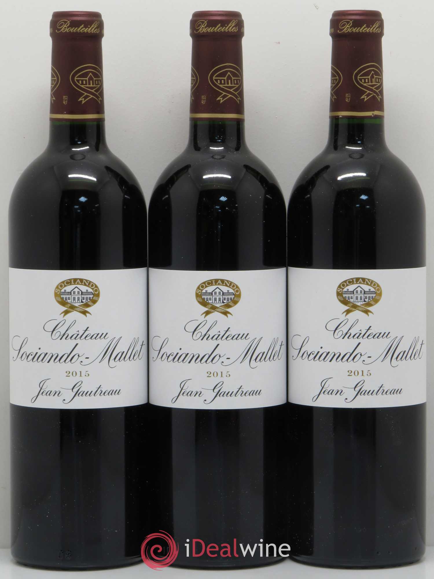 Château Sociando Mallet 2015 - Lot de 12 bouteilles - 2