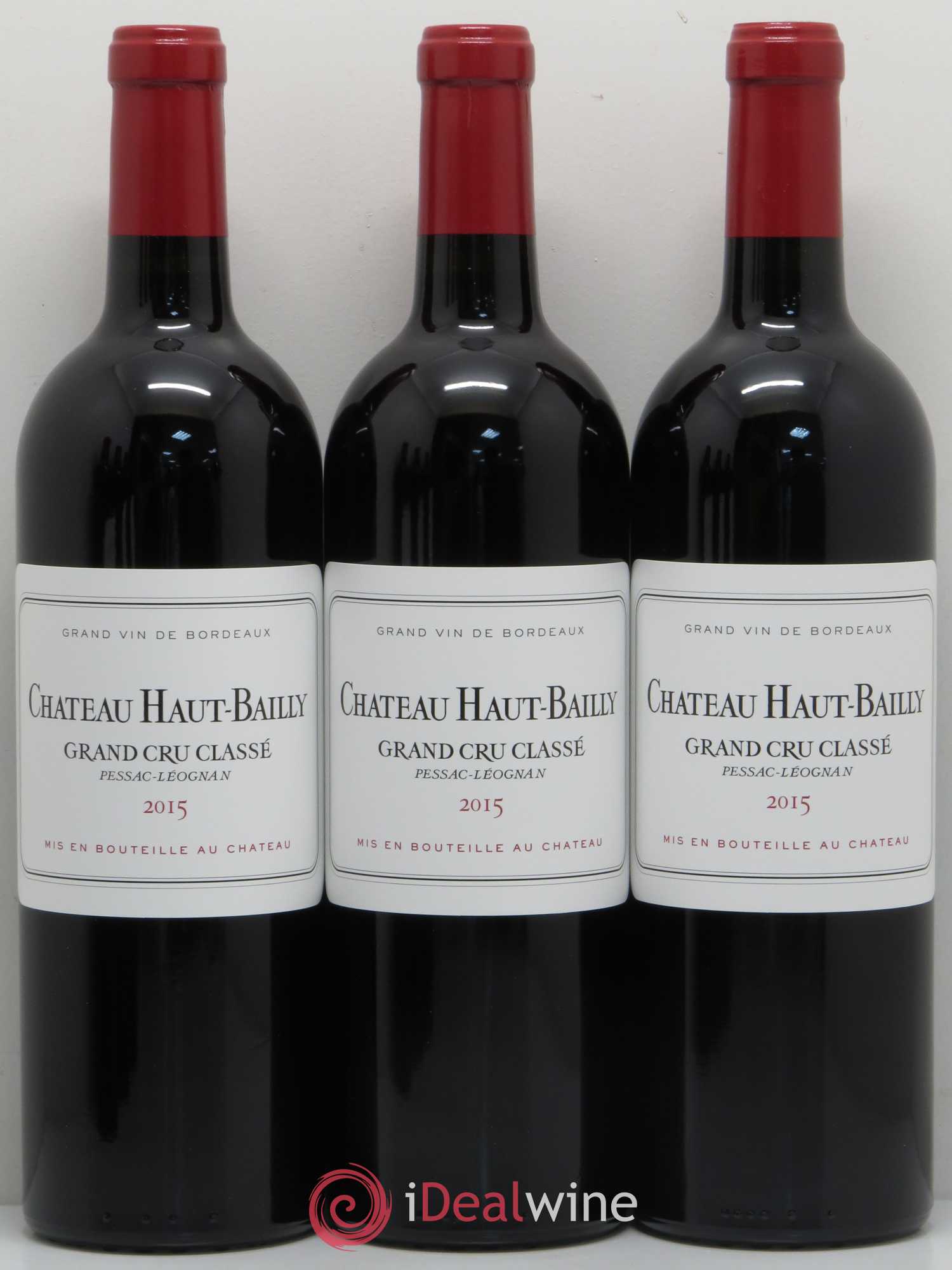 Château Haut-Bailly Cru Classé de Graves 2015 - Lot de 6 bouteilles - 1