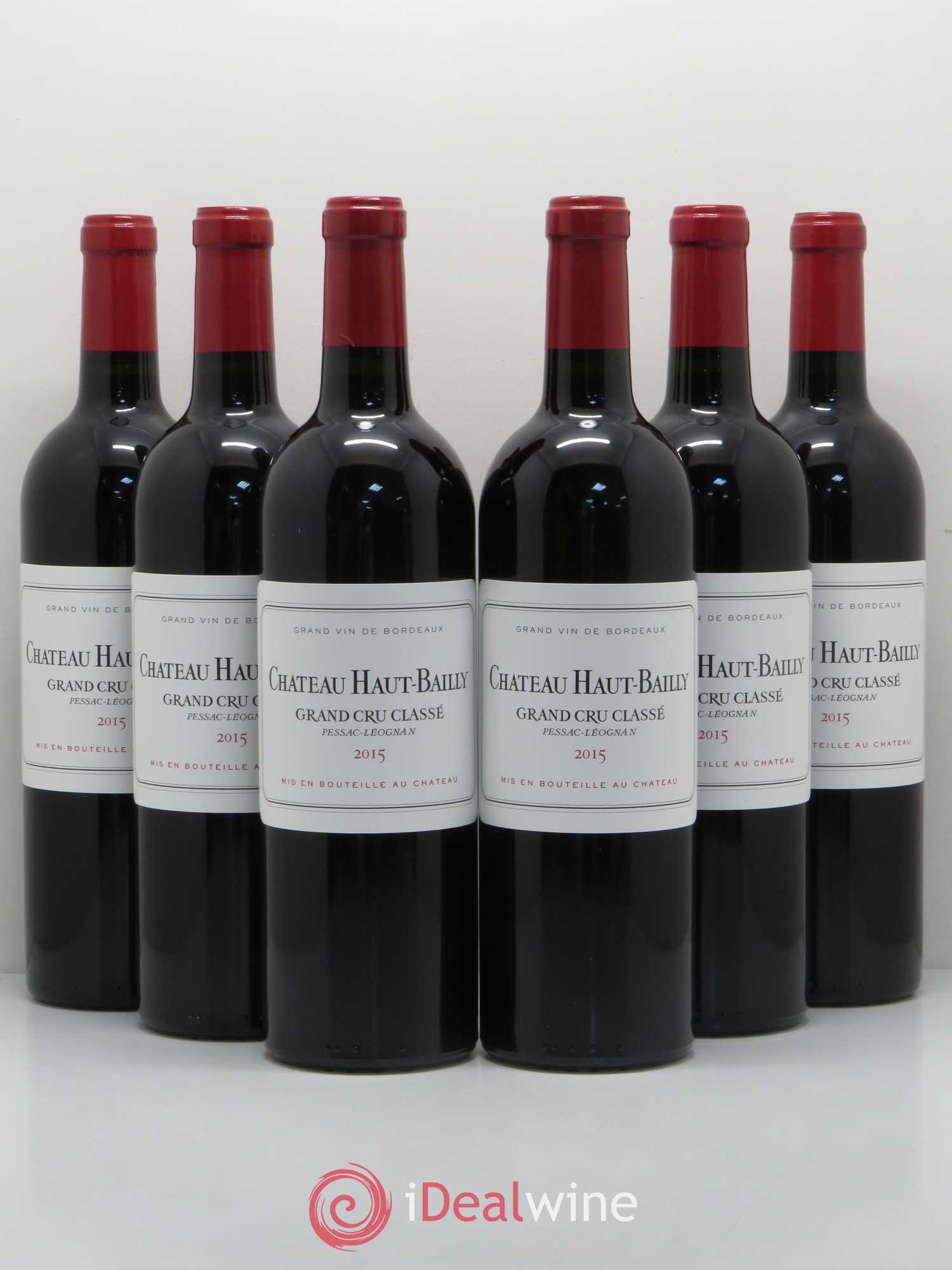 Château Haut-Bailly Cru Classé de Graves 2015 - Lot de 6 bouteilles - 0