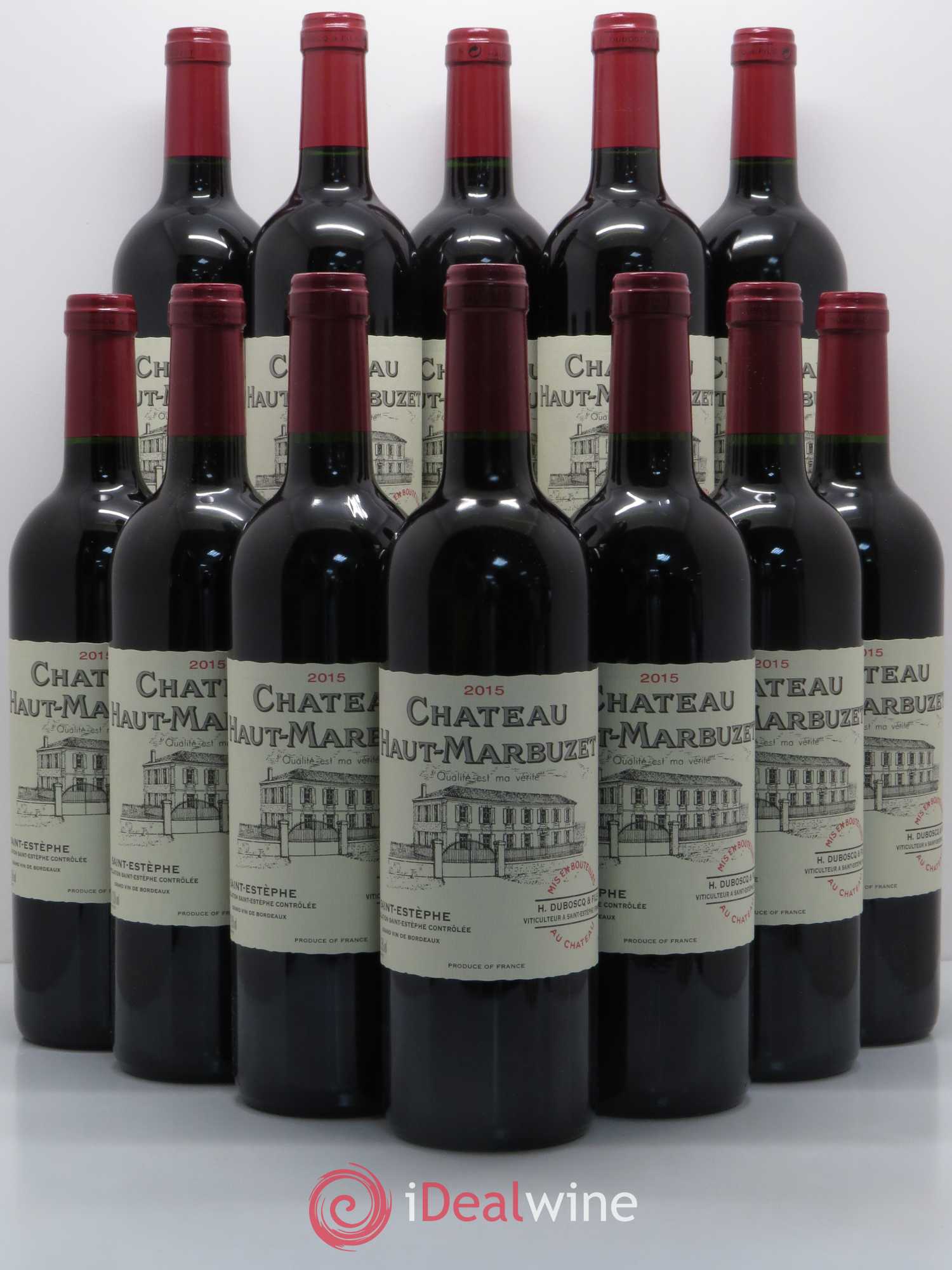 Château Haut Marbuzet 2015 - Lot de 12 bouteilles - 0