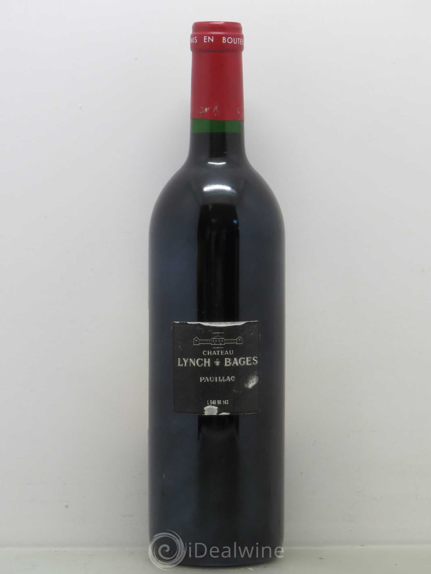 Château Lynch Bages 5ème Grand Cru Classé 1990 - Lot de 1 bouteille - 1