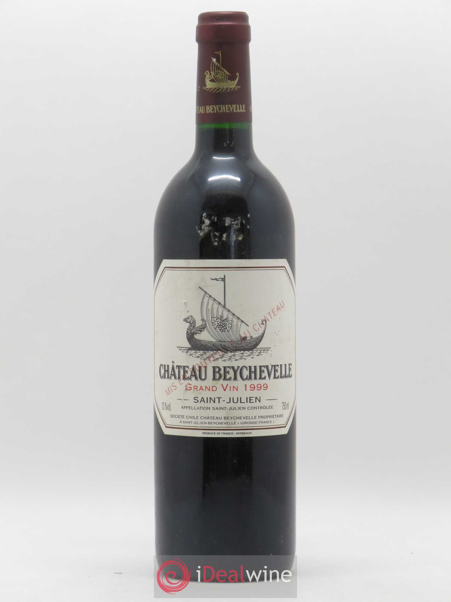 Château Beychevelle 4ème Grand Cru Classé 1999 - Lot de 1 bouteille - 0