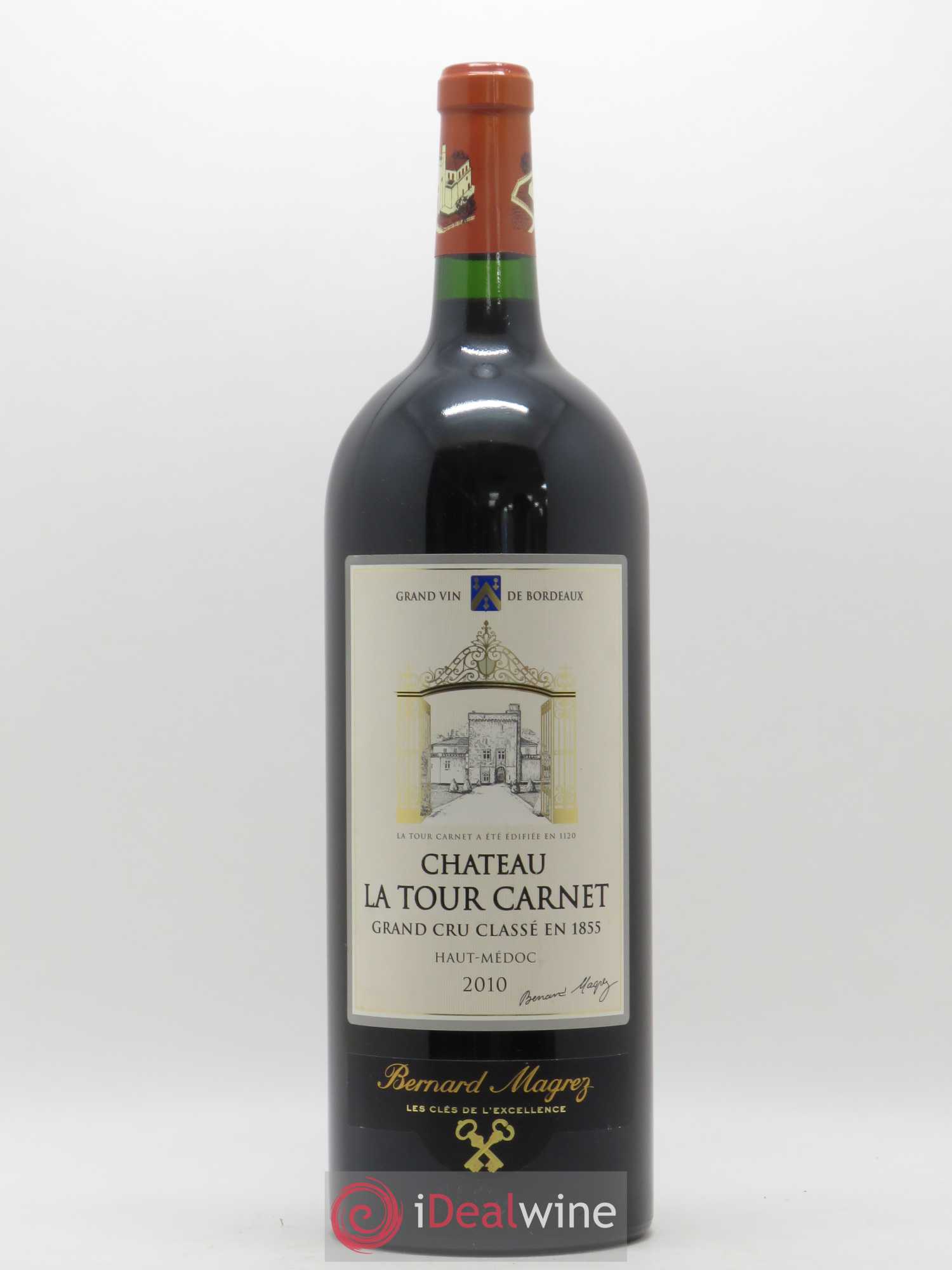 Château la Tour Carnet 4ème Grand Cru Classé 2010 - Lot de 1 magnum - 0