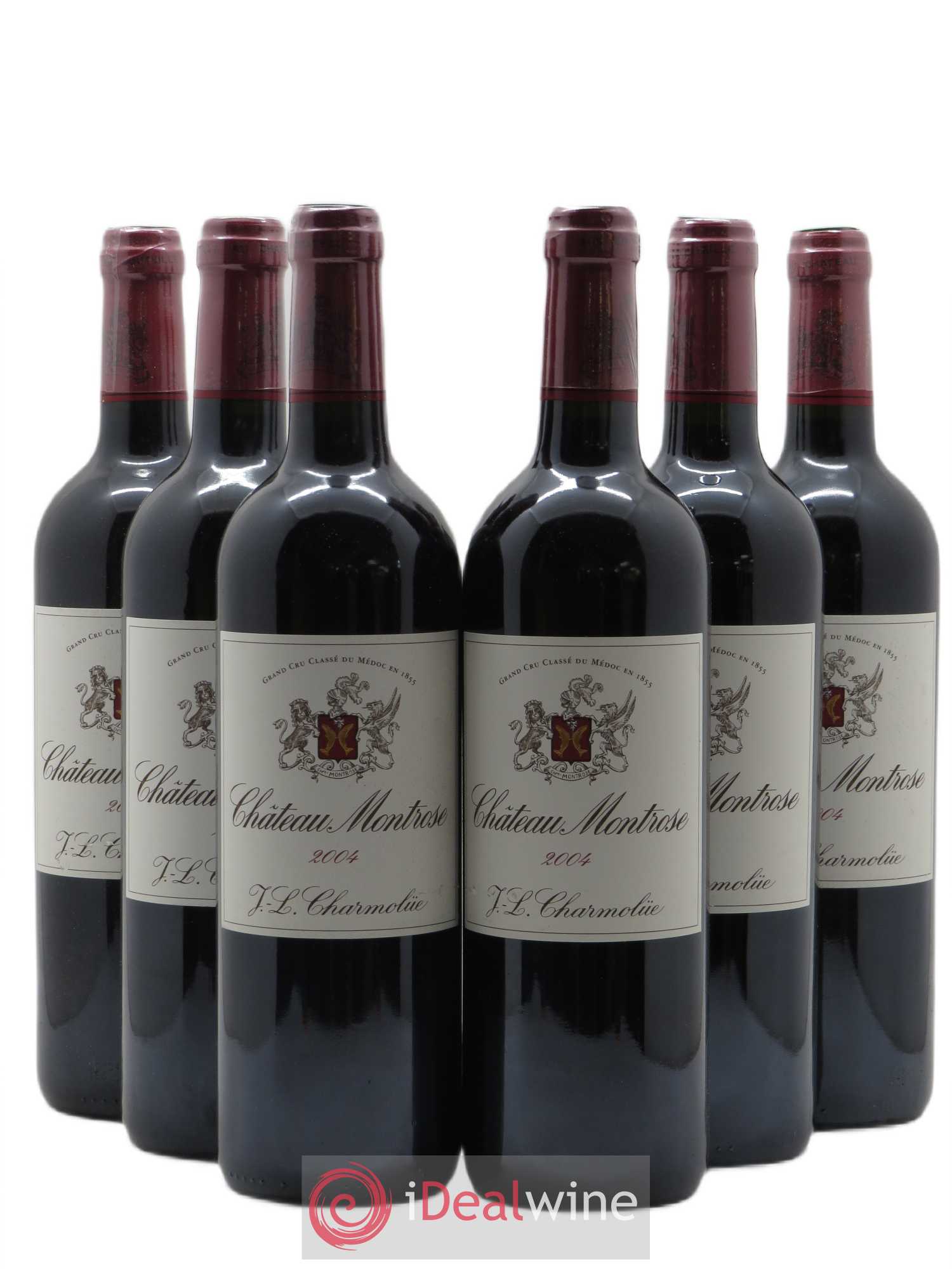 Château Montrose 2ème Grand Cru Classé 2004 - Lot de 6 bouteilles - 0