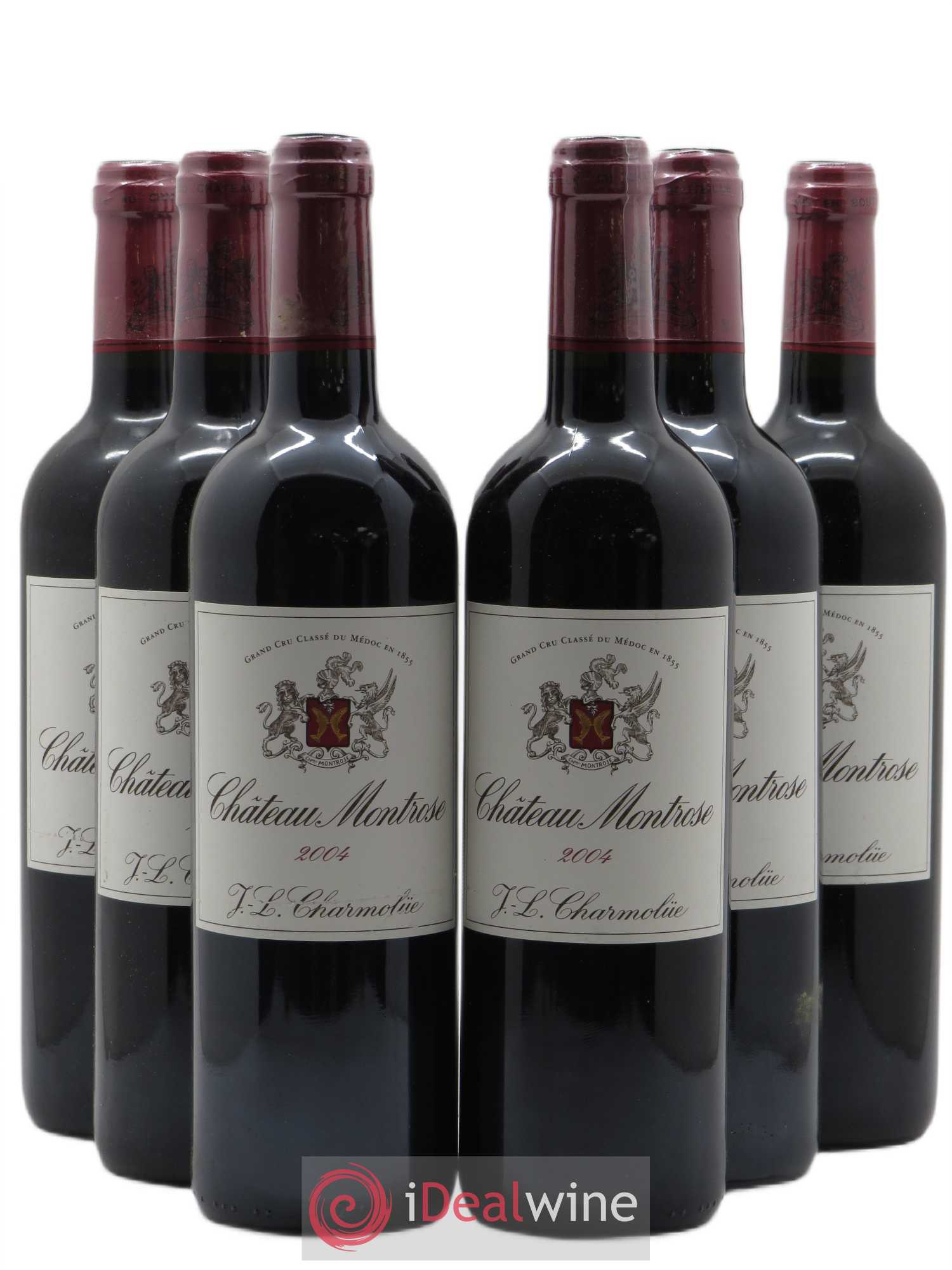 Château Montrose 2ème Grand Cru Classé 2004 - Lot de 6 bouteilles - 0
