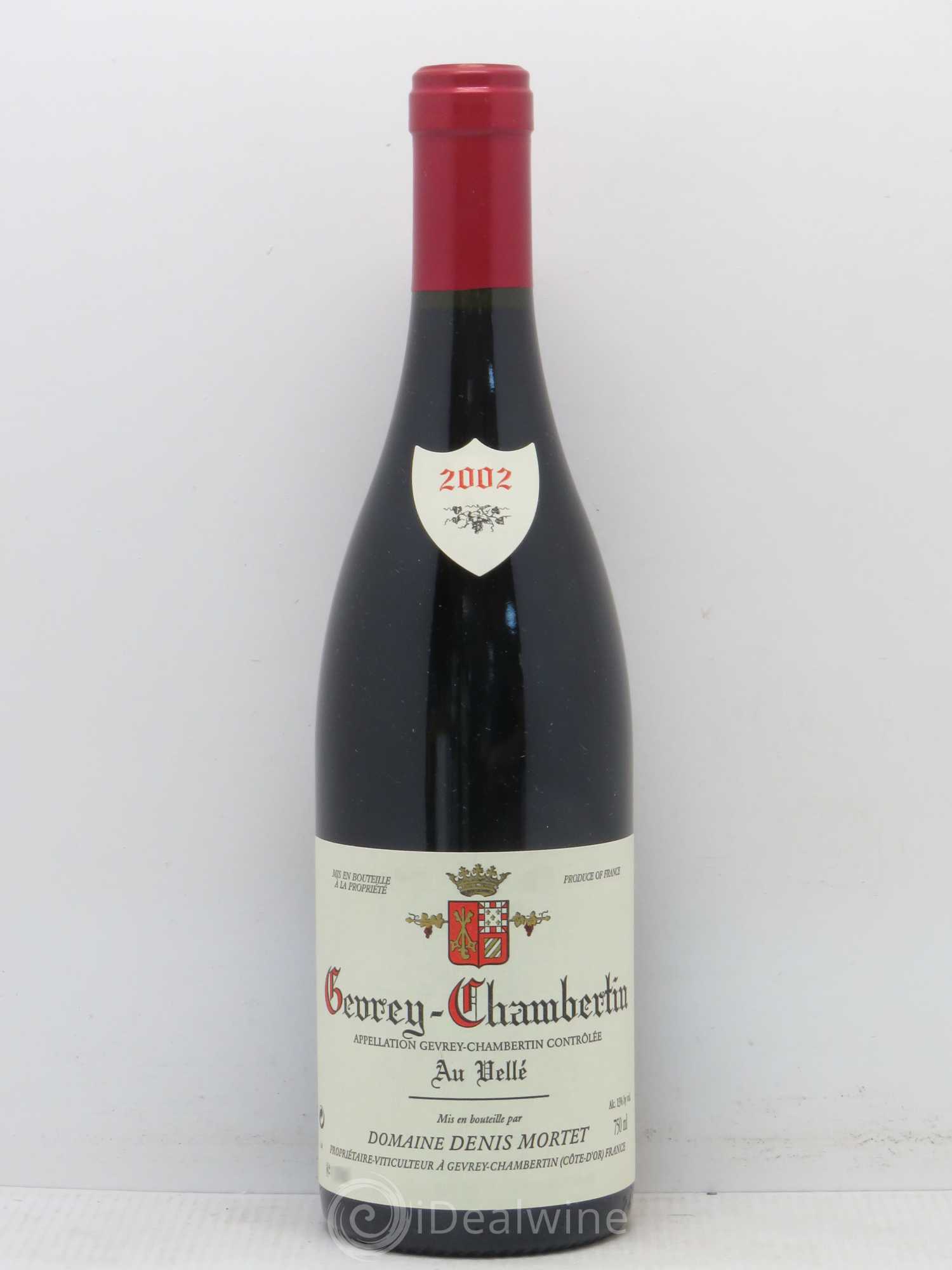 Gevrey-Chambertin Denis Mortet (Domaine) Au Vellé 2002 - Lot de 1 bouteille - 0
