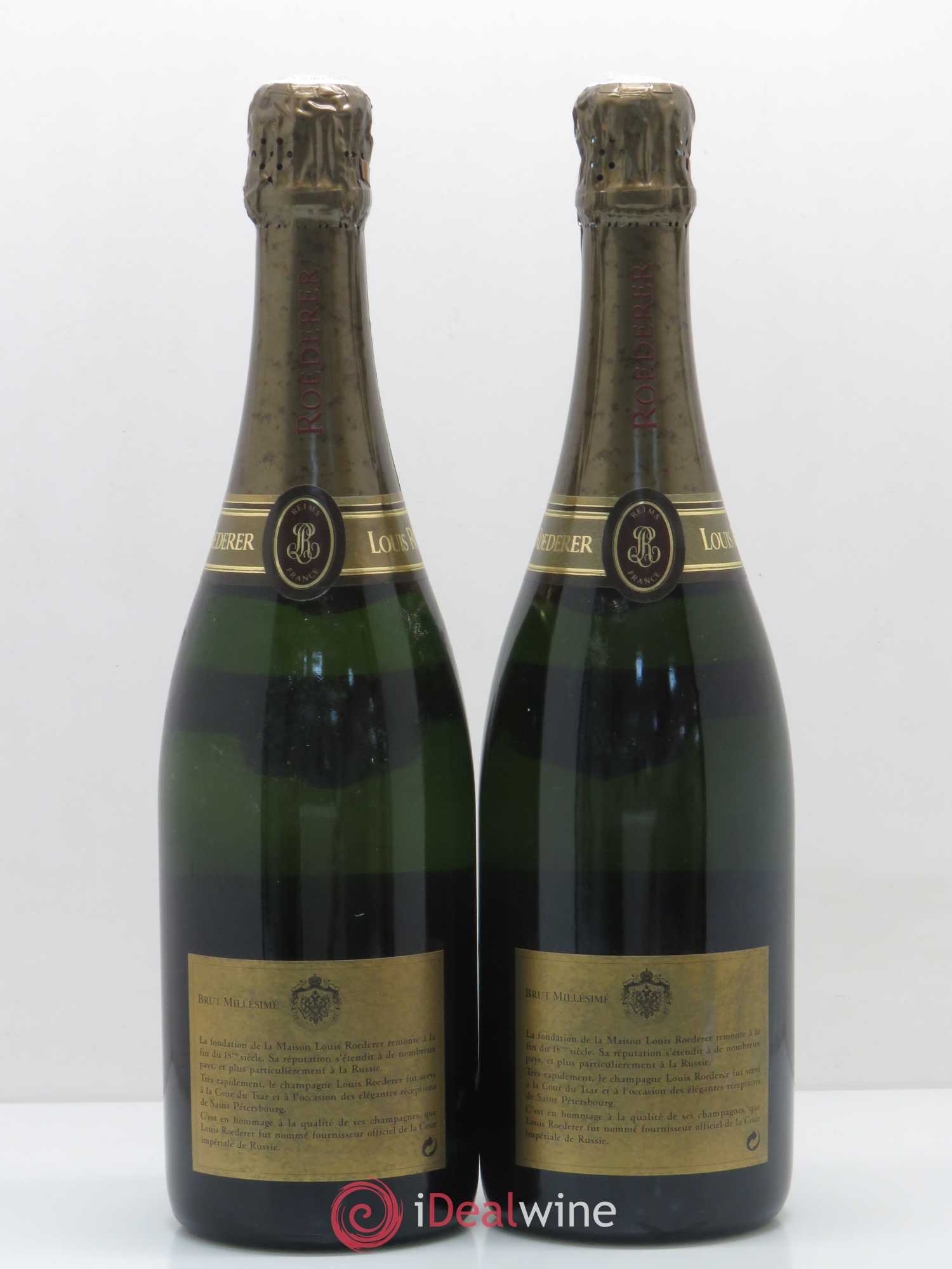 Millésimé Brut Louis Roederer 1990 - Lotto di 2 bottiglie - 1