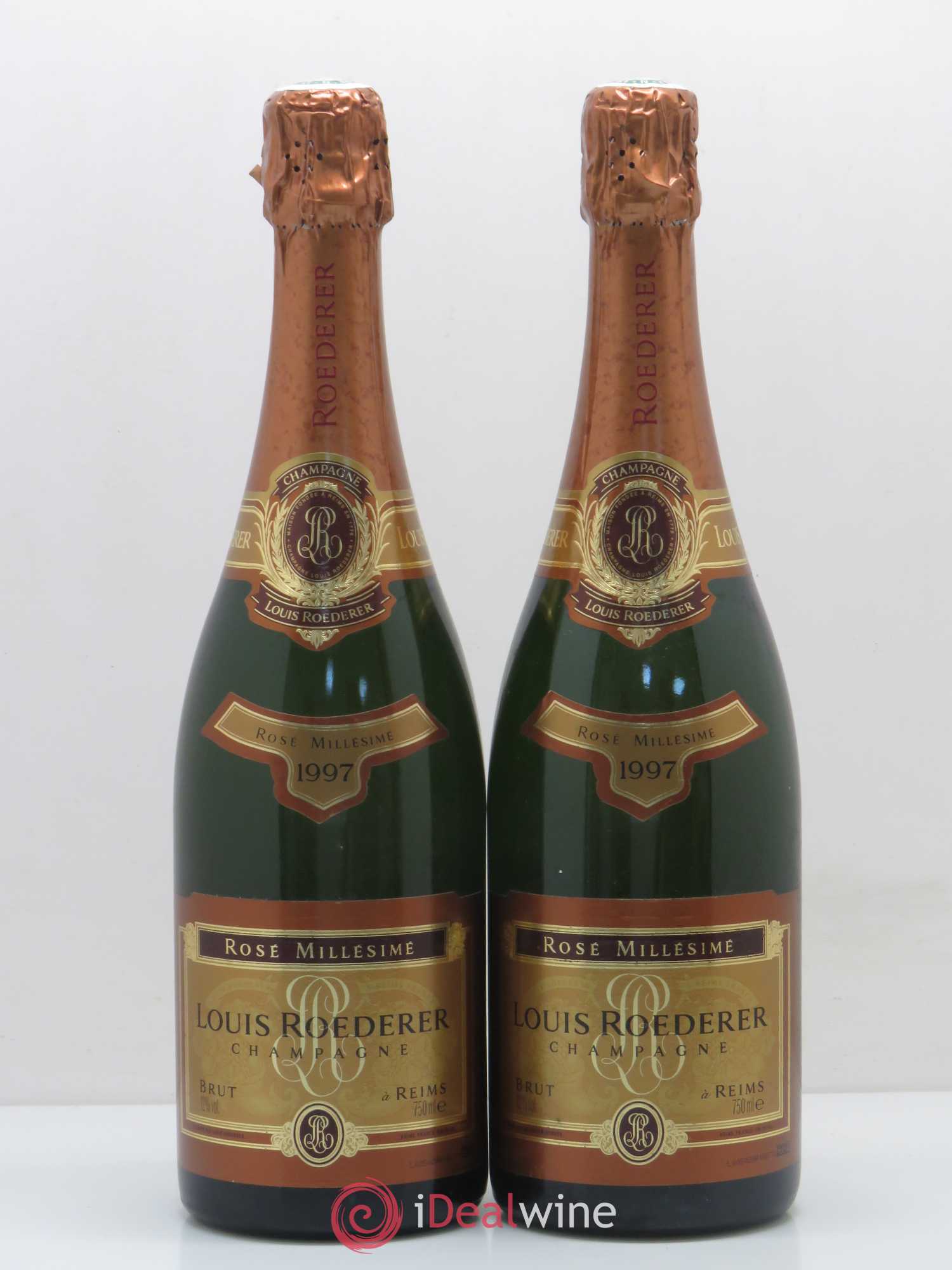 Rosé Brut Louis Roederer 1997 - Lot de 2 bouteilles - 0