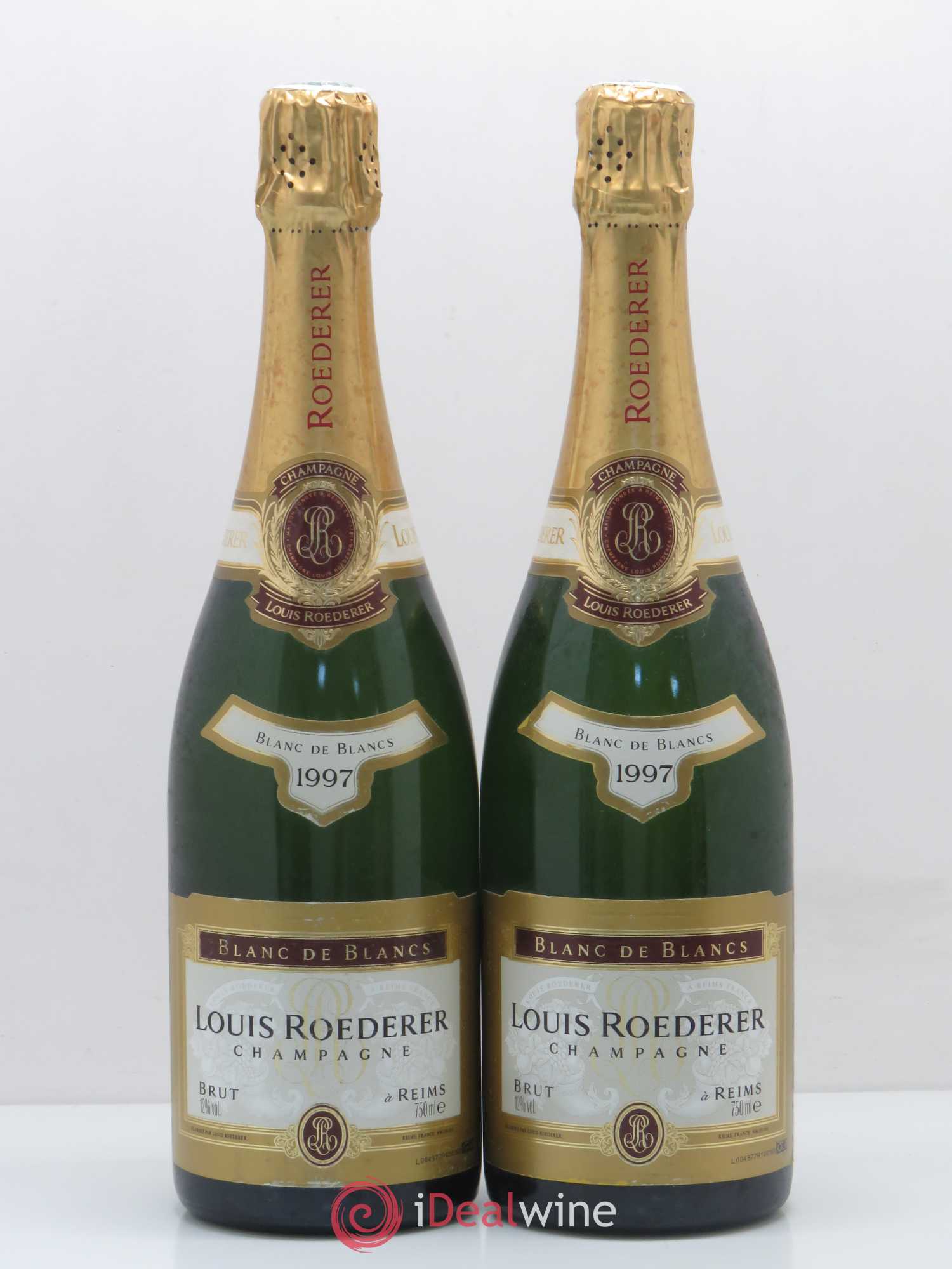 Blanc de Blancs Brut Louis Roederer 1997 - Lot de 2 bouteilles - 0