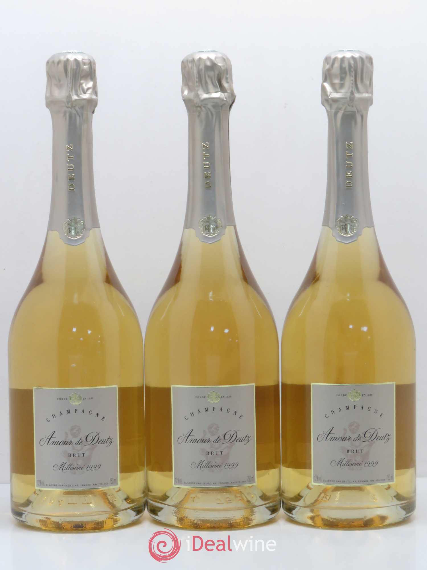 Amour de Deutz Brut Deutz 1999 - Lot de 3 bouteilles - 0