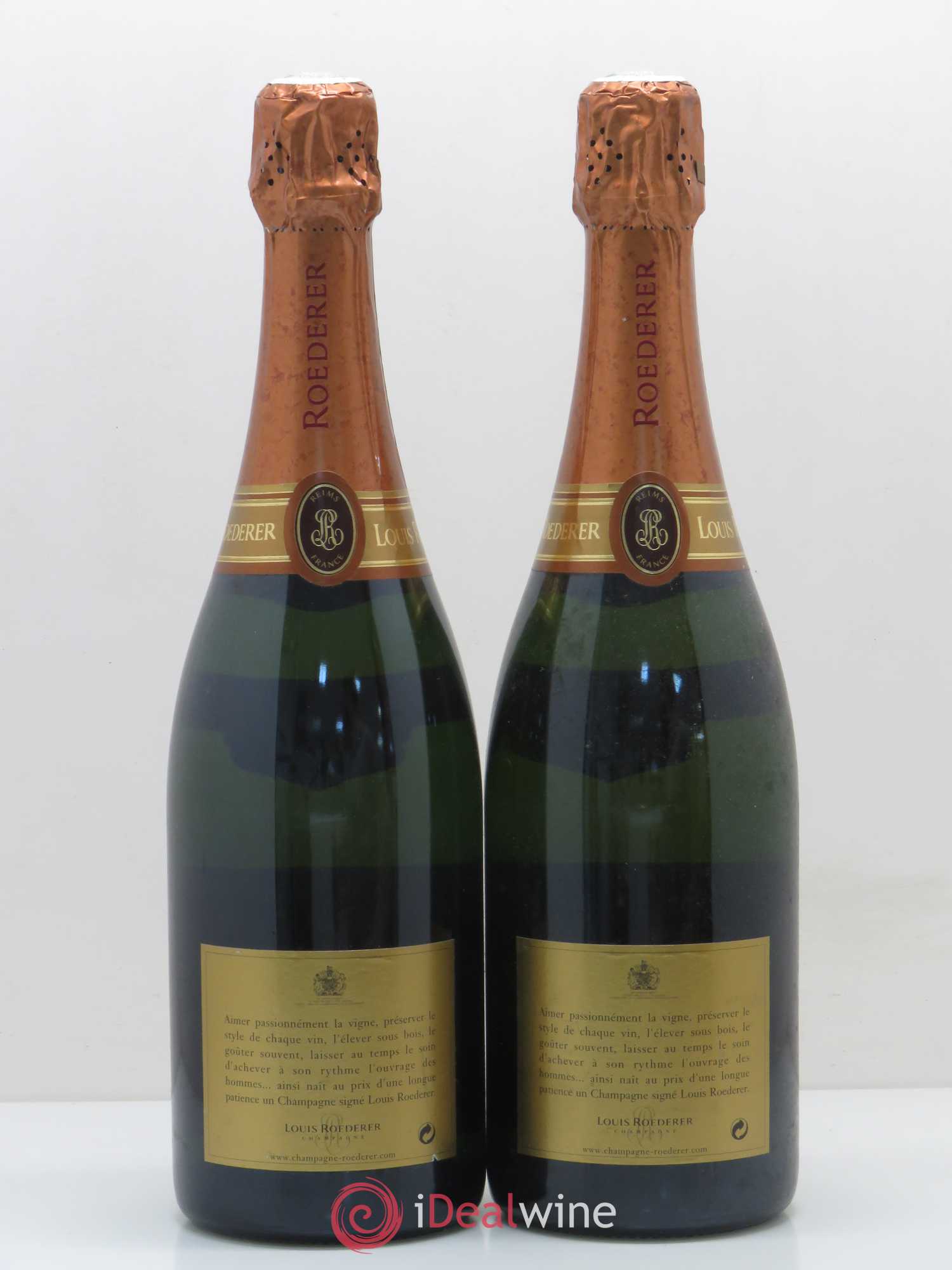 Rosé Brut Louis Roederer 1999 - Lot de 2 bouteilles - 1
