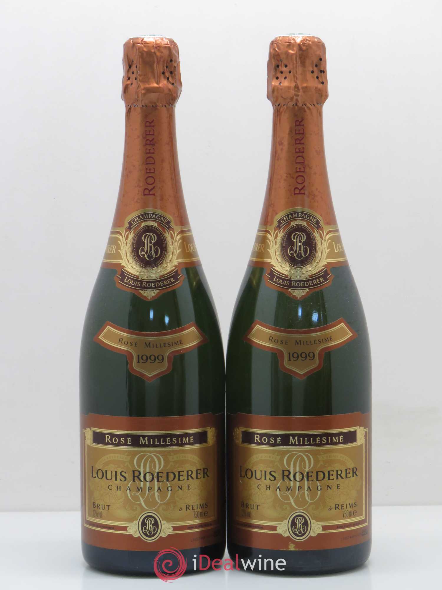 Rosé Brut Louis Roederer 1999 - Lot de 2 bouteilles - 0