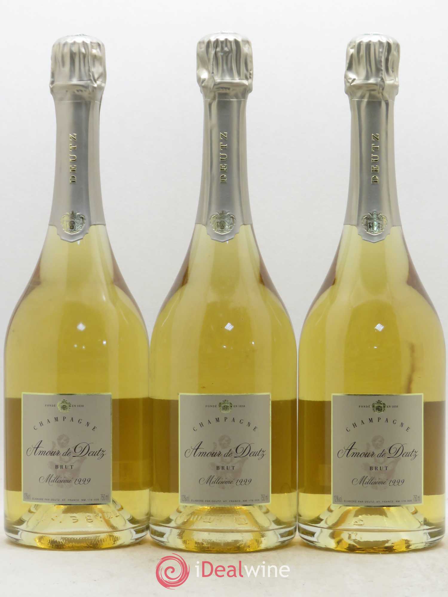 Amour de Deutz Brut Deutz 1999 - Lot de 3 bouteilles - 0