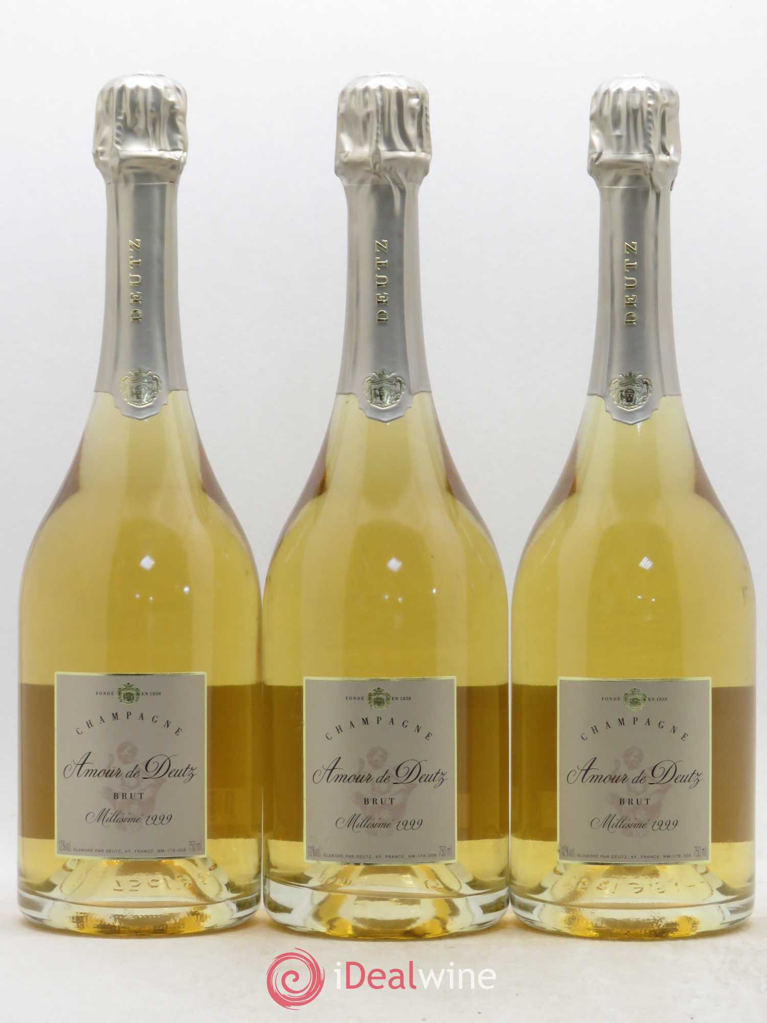 Amour de Deutz Brut Deutz 1999 - Lot de 3 bouteilles - 0