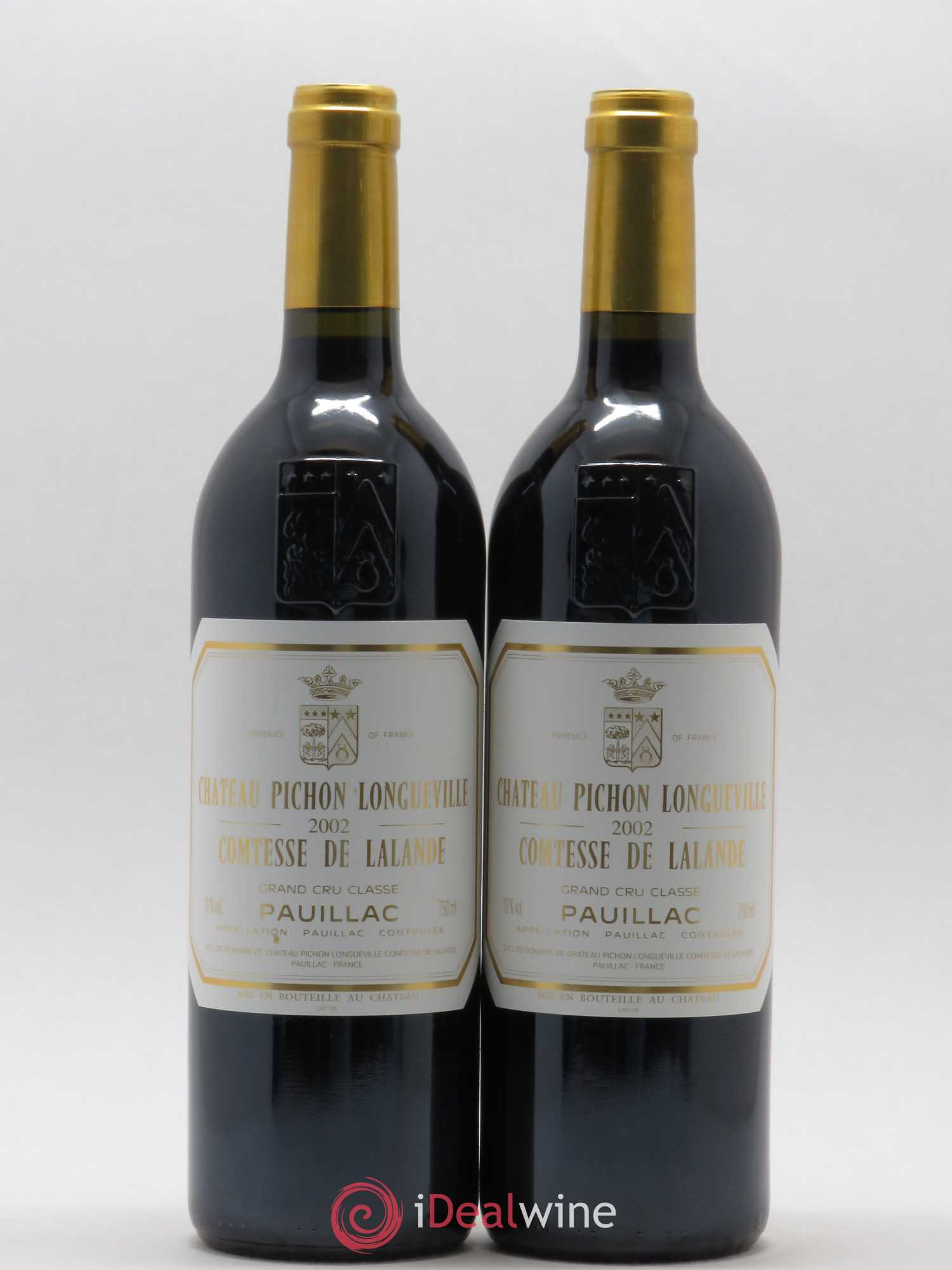 Château Pichon Longueville Comtesse de Lalande 2ème Grand Cru Classé 2002 - Lot de 2 bouteilles - 0