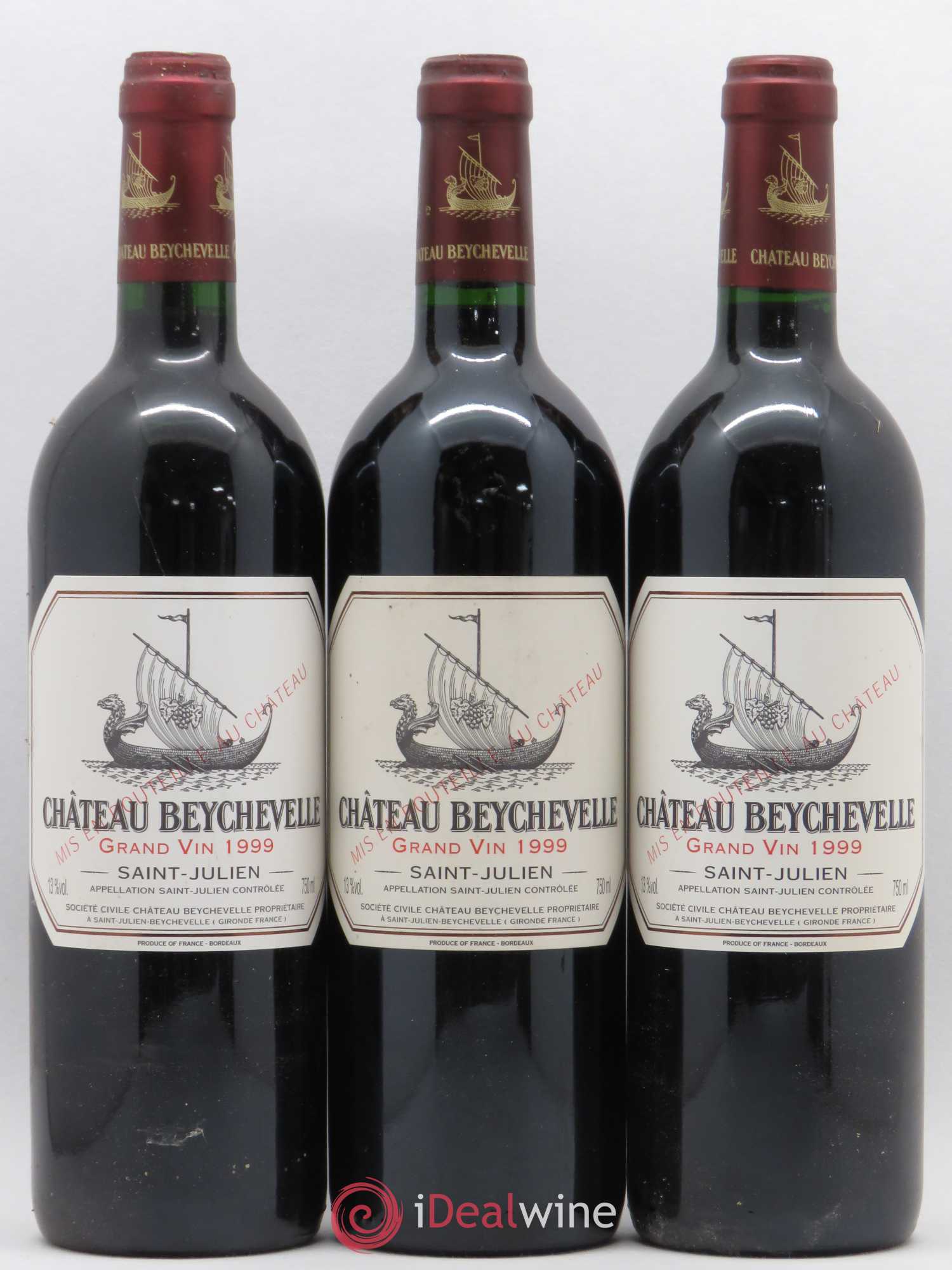 Château Beychevelle 4ème Grand Cru Classé 1999 - Lot de 6 bouteilles - 2