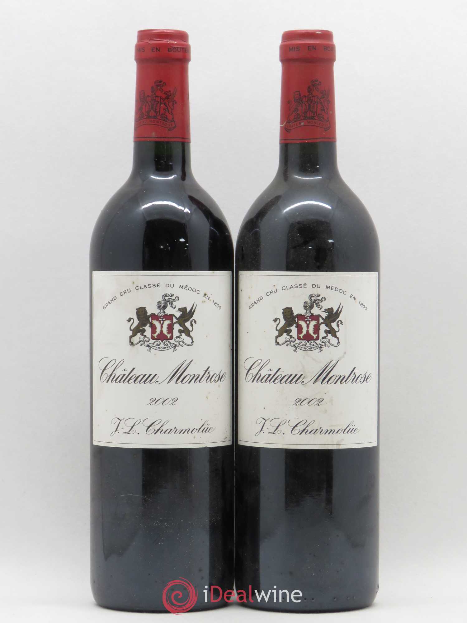Château Montrose 2ème Grand Cru Classé 2002 - Lot de 2 bouteilles - 0