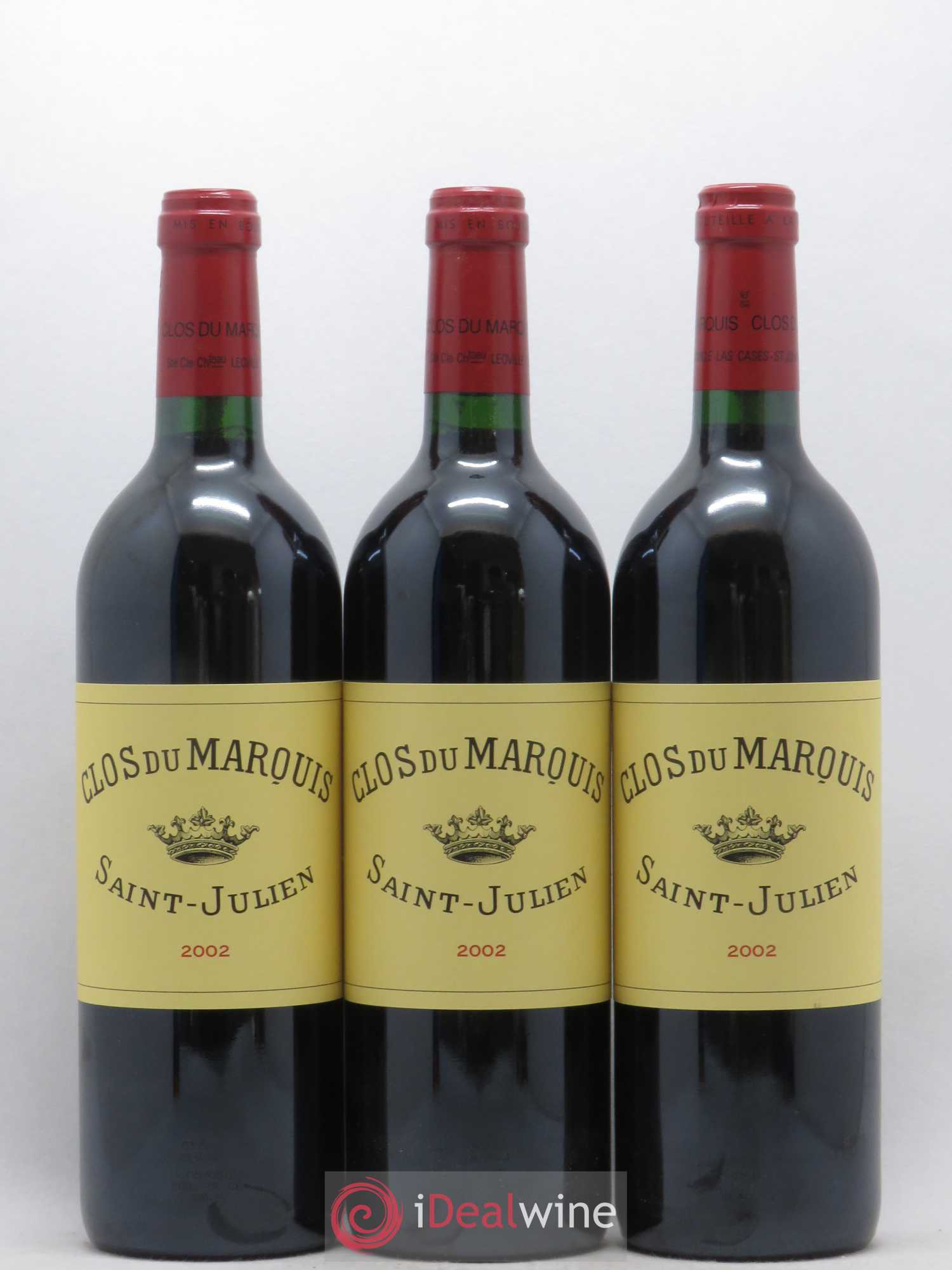 Clos du Marquis 2002 - Lot de 3 bouteilles - 0