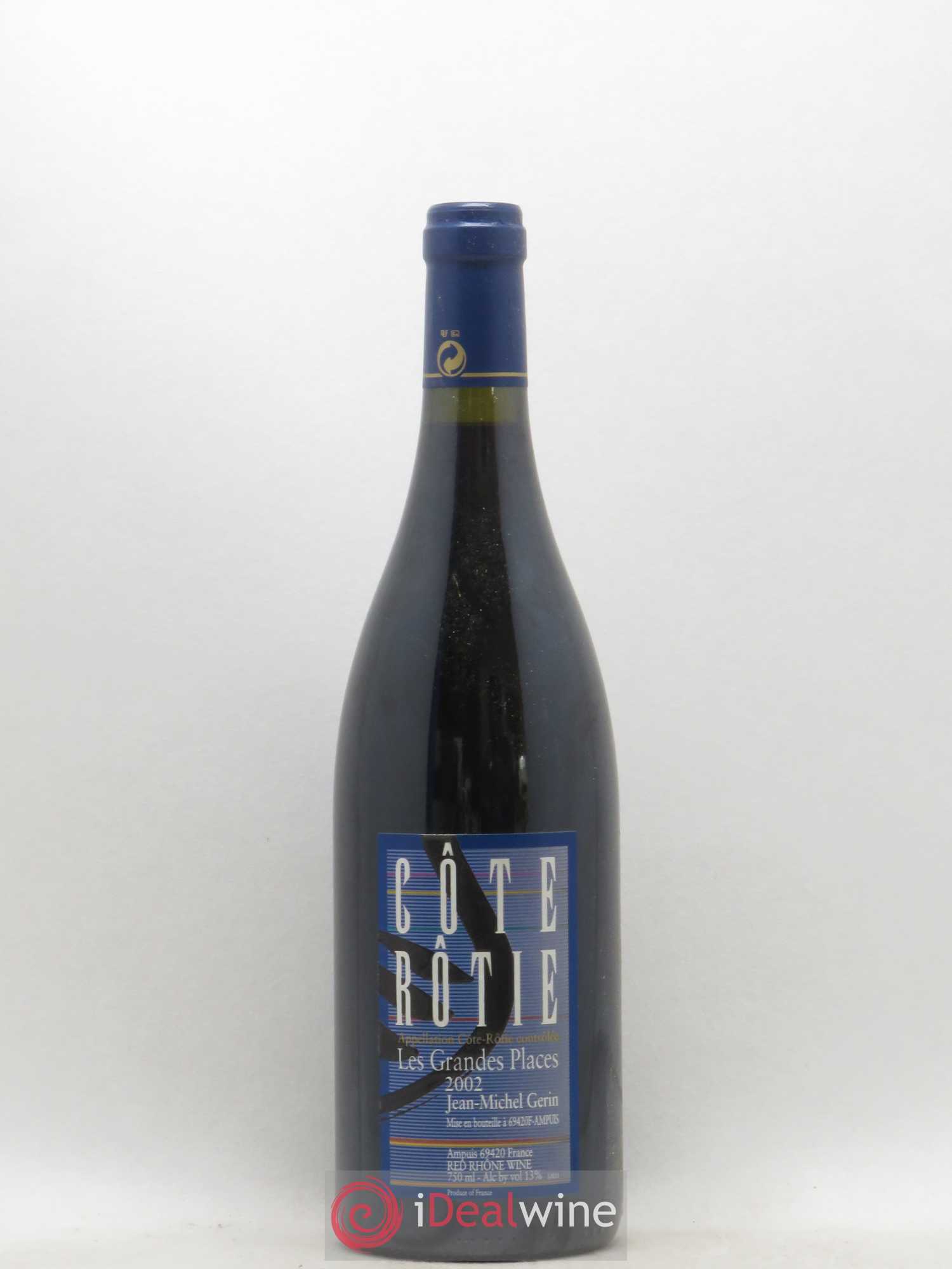 Côte-Rôtie Les Grandes Places Jean-Michel Gerin 2002 - Posten von 1 Flasche - 0