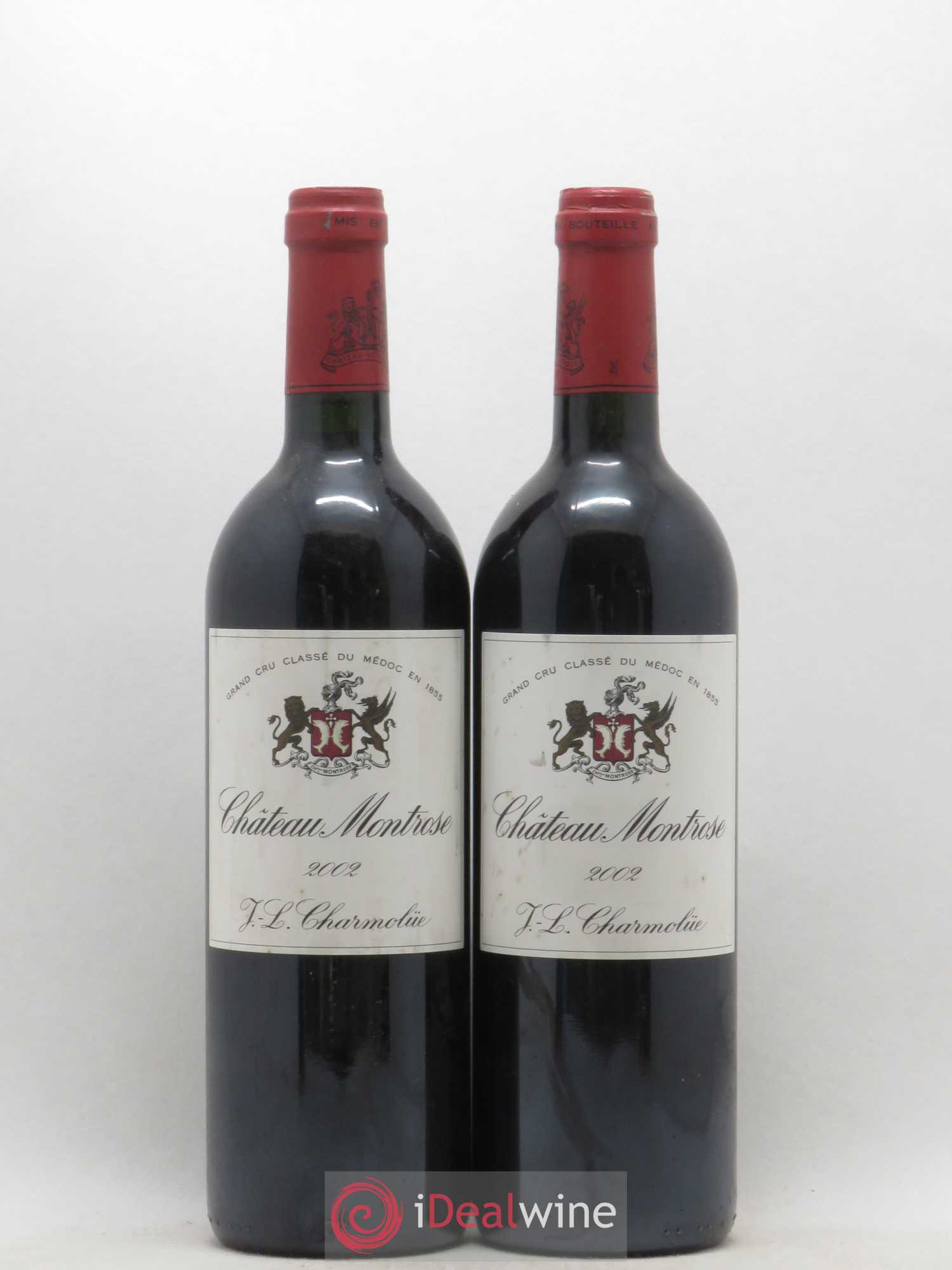 Château Montrose 2ème Grand Cru Classé 2002 - Lot de 2 bouteilles - 0