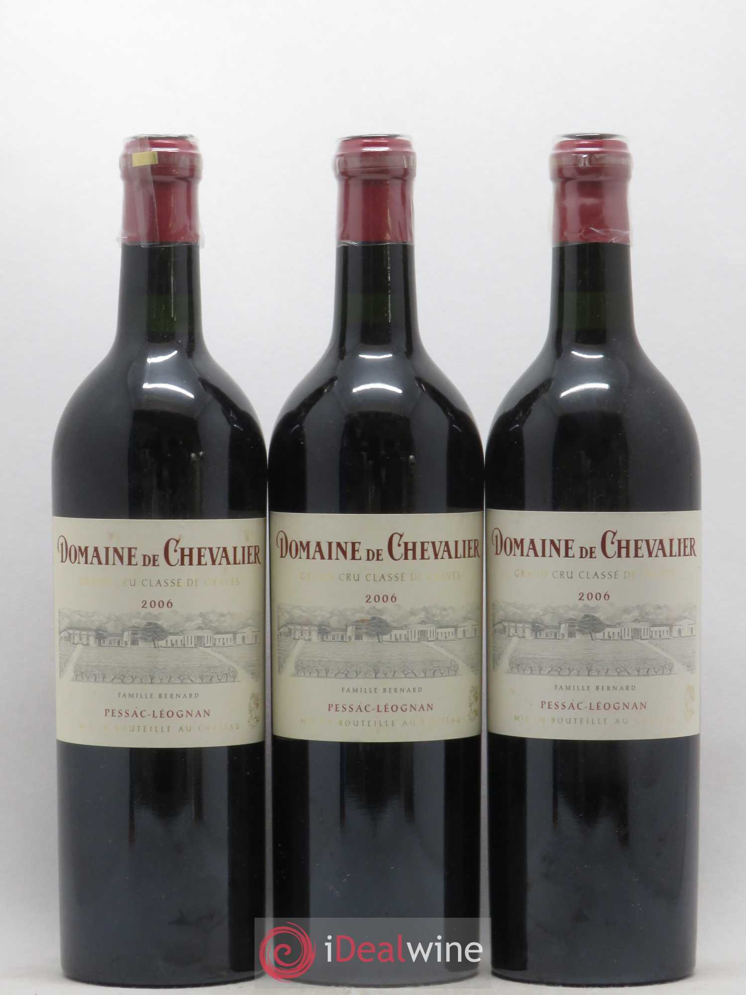 Domaine de Chevalier Cru Classé de Graves 2006 - Lot de 3 bouteilles - 0