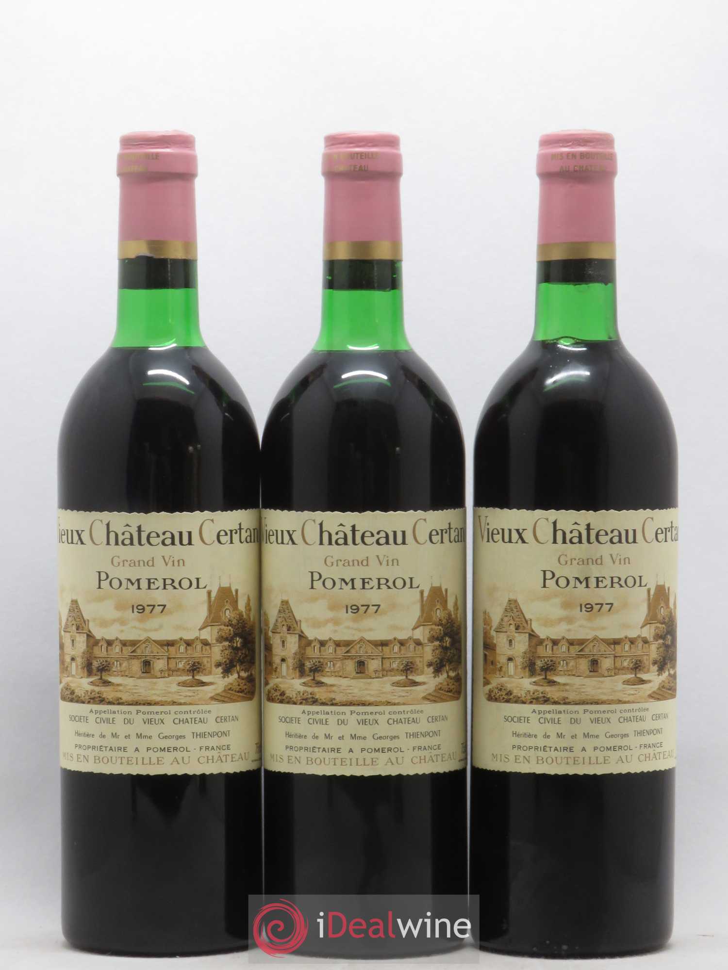 Vieux Château Certan 1977 - Lot de 6 bouteilles - 1