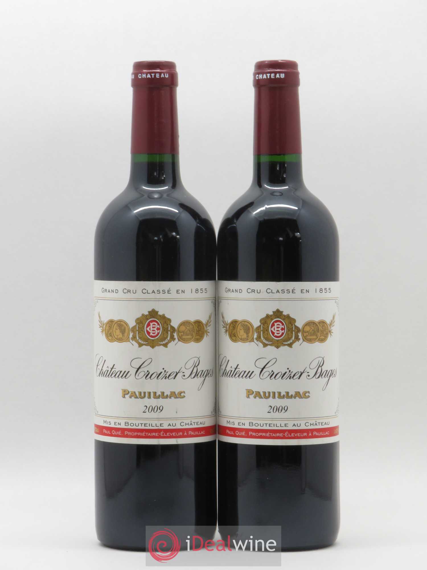 Château Croizet Bages 5ème Grand Cru Classé 2009 - Lot de 2 bouteilles - 0