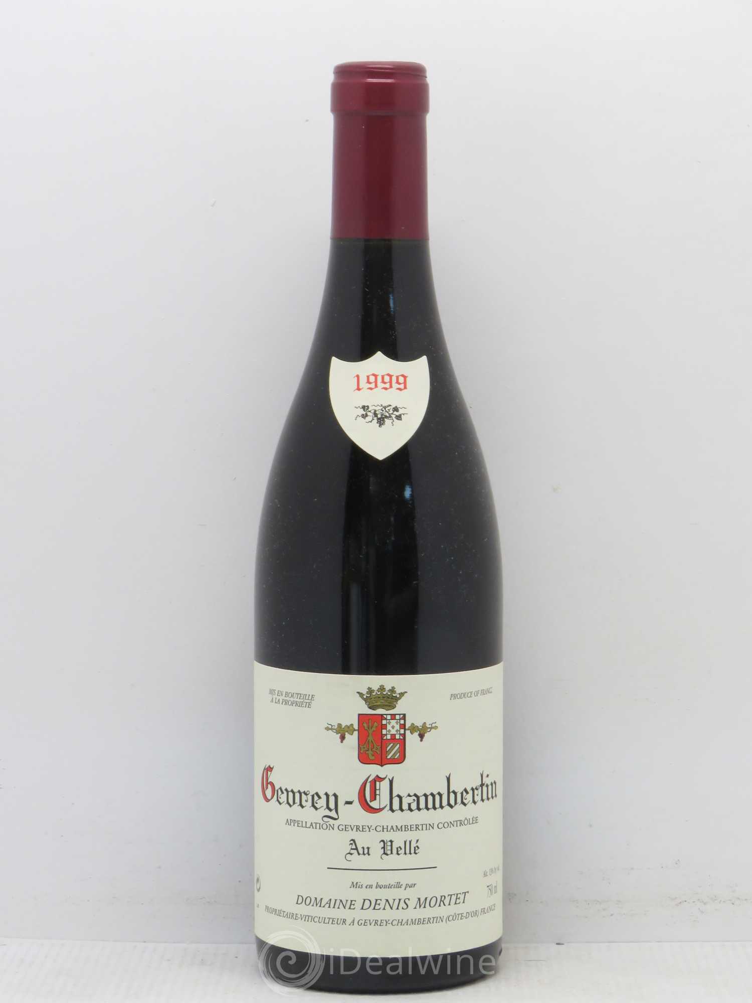 Gevrey-Chambertin Denis Mortet (Domaine) Au Velle 1999 - Lot de 1 bouteille - 0