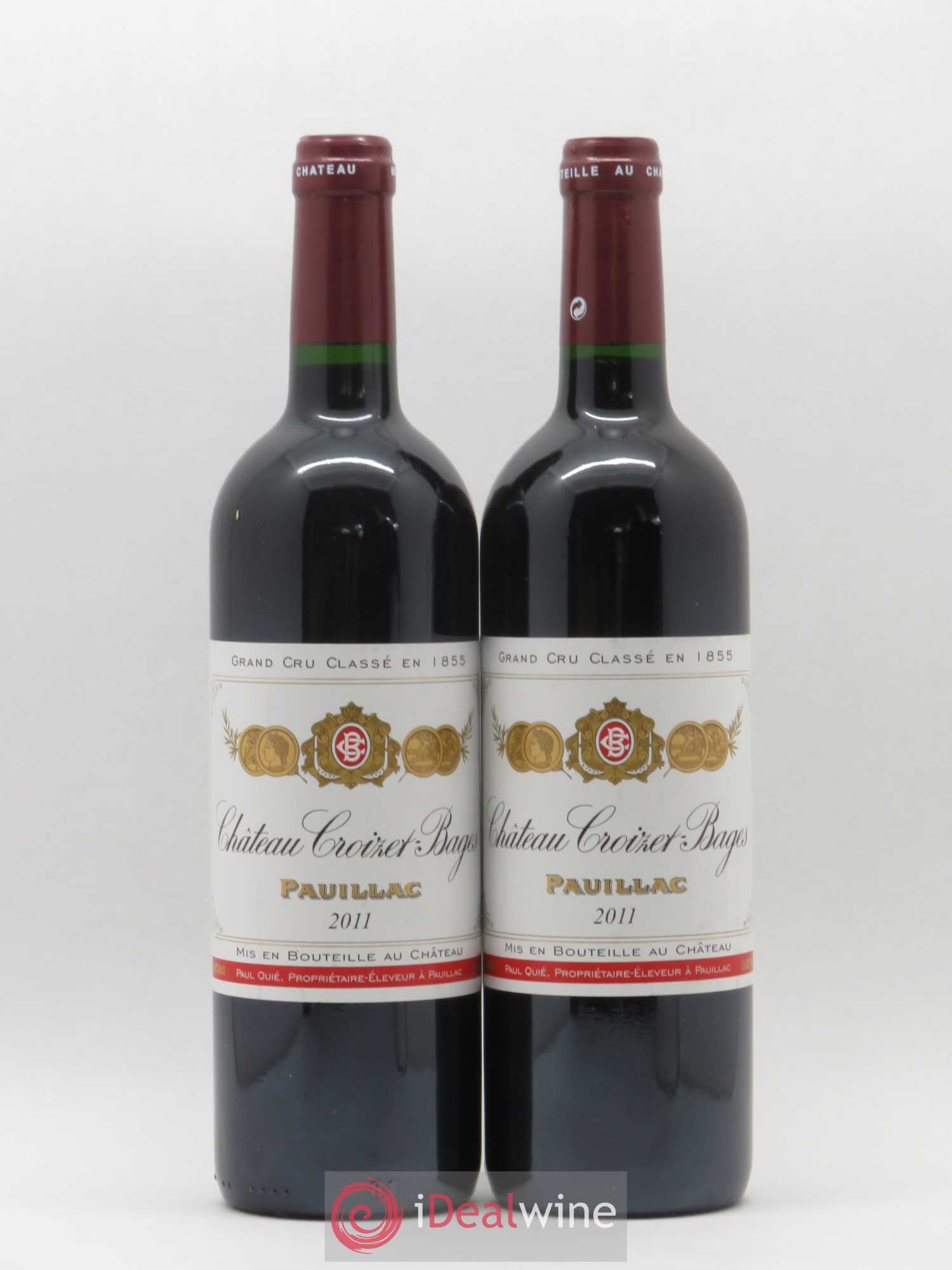 Château Croizet Bages 5ème Grand Cru Classé 2011 - Lot de 2 bouteilles - 0