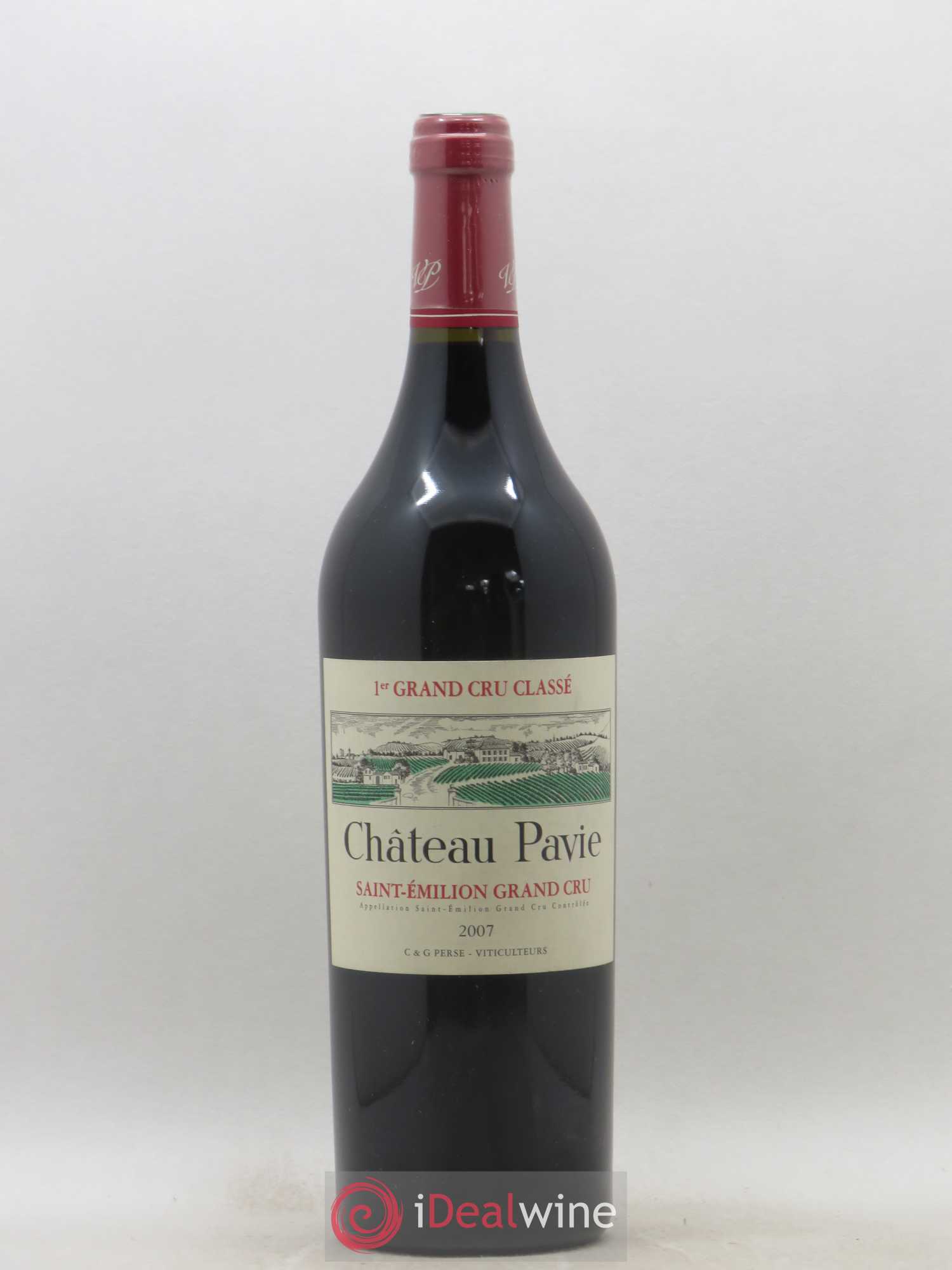 Château Pavie 1er Grand Cru Classé A 2007 - Lot de 1 bouteille - 0