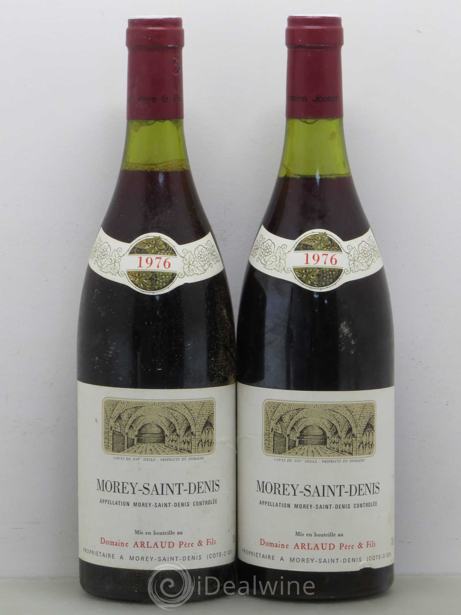 Morey-Saint-Denis Arlaud 1976 - Lot de 2 bouteilles - 0