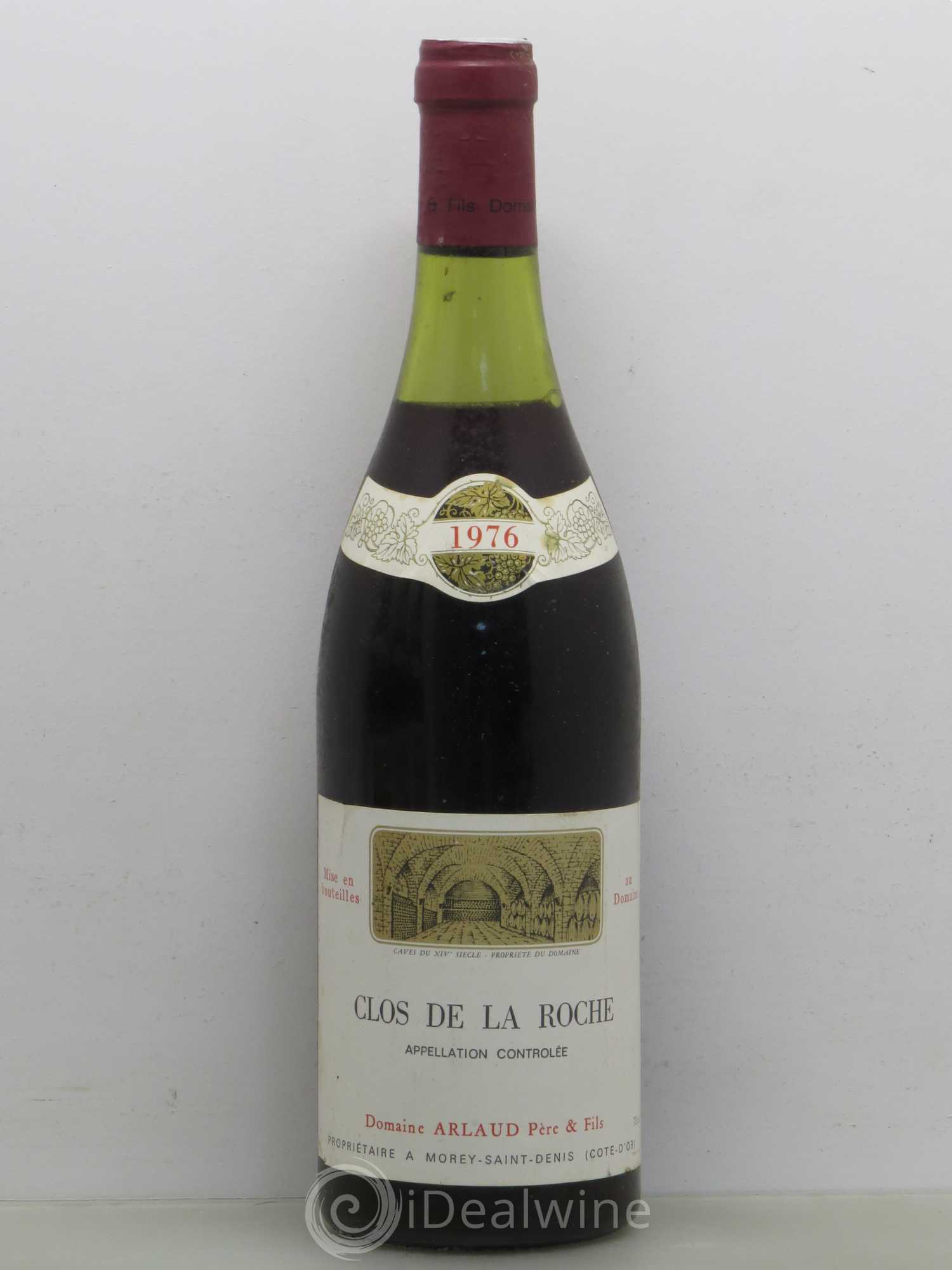 Clos de la Roche Grand Cru Arlaud 1976 - Lot de 1 bouteille - 0