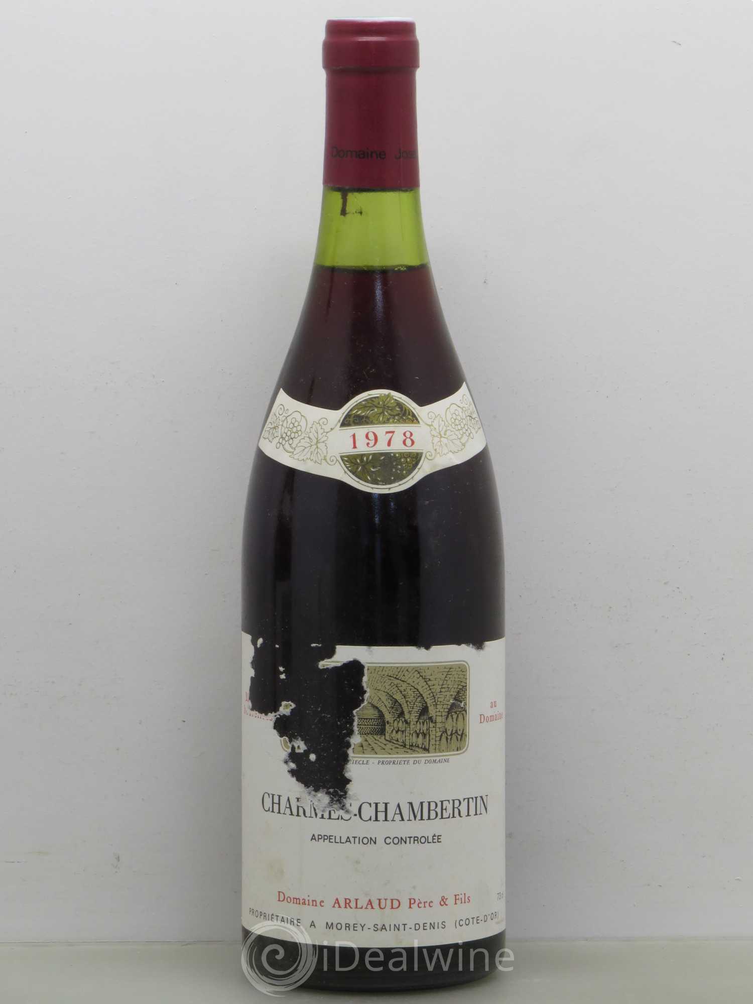 Charmes-Chambertin Grand Cru Arlaud 1978 - Lot de 1 bouteille - 0