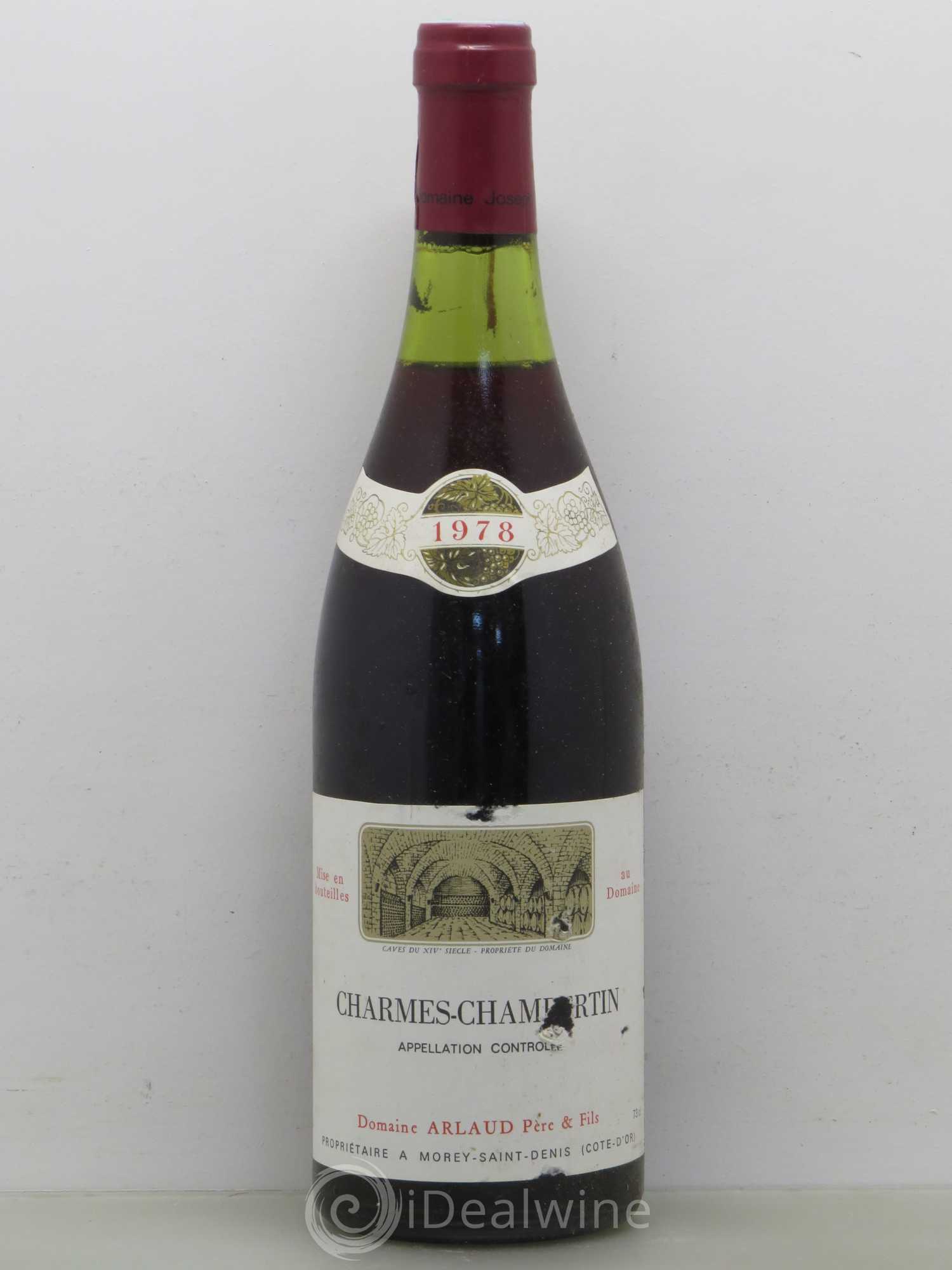 Charmes-Chambertin Grand Cru Arlaud 1978 - Lot de 1 bouteille - 0