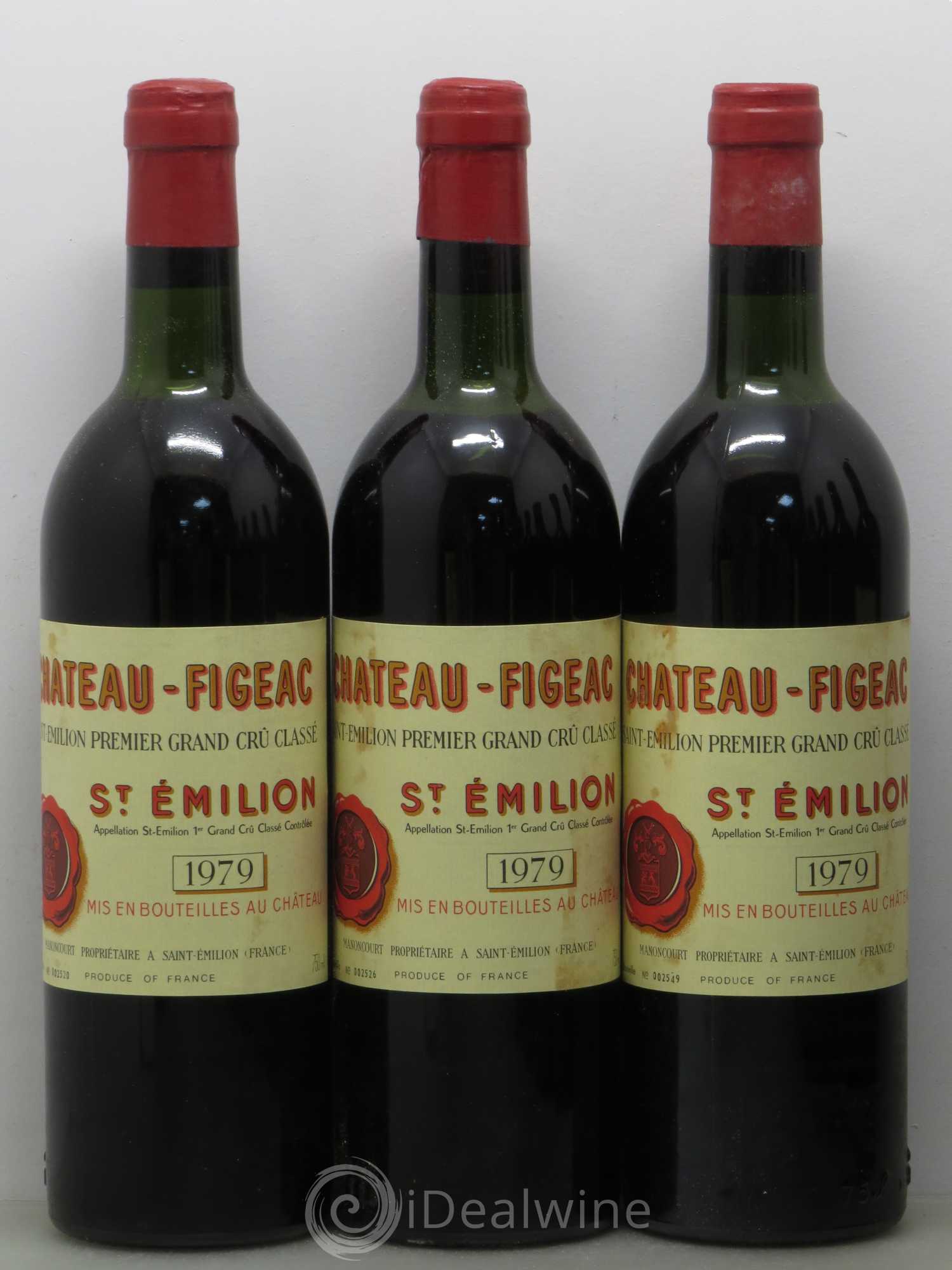 Château Figeac 1er Grand Cru Classé A 1979 - Lot de 11 bouteilles - 1