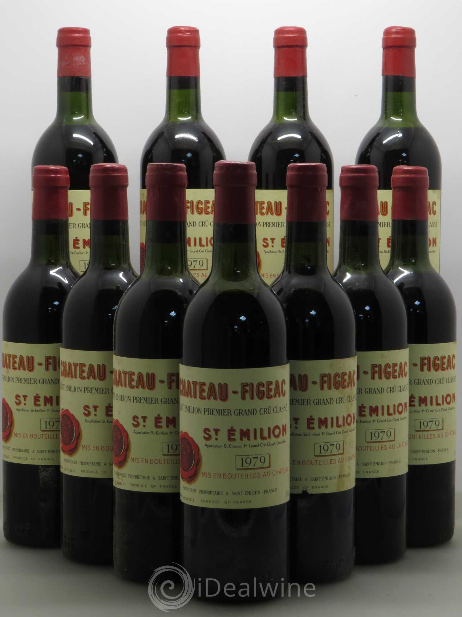 Château Figeac 1er Grand Cru Classé A 1979 - Lot de 11 bouteilles - 0