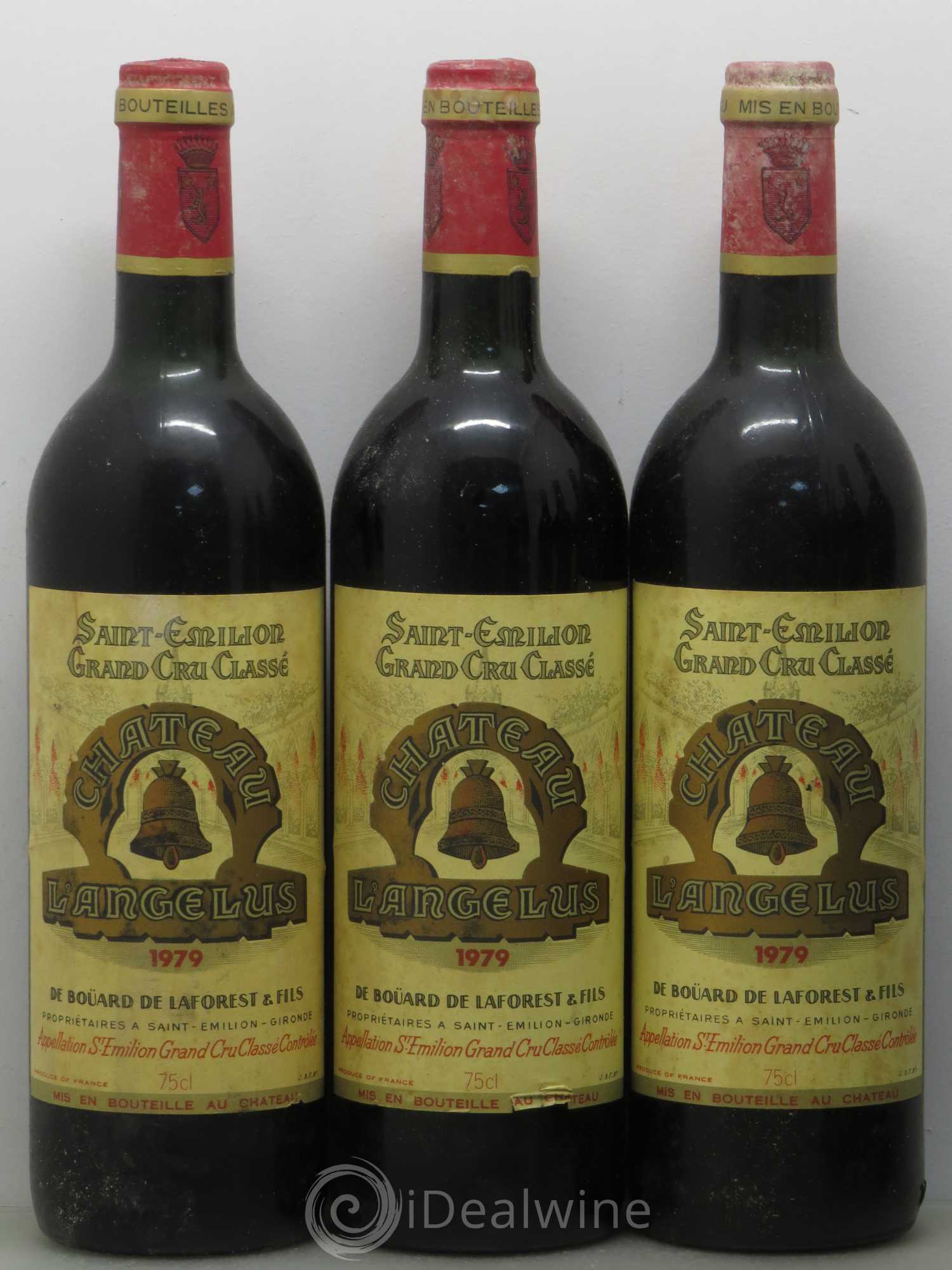 Château Angélus 1er Grand Cru Classé A 1979 - Lot de 6 bouteilles - 1