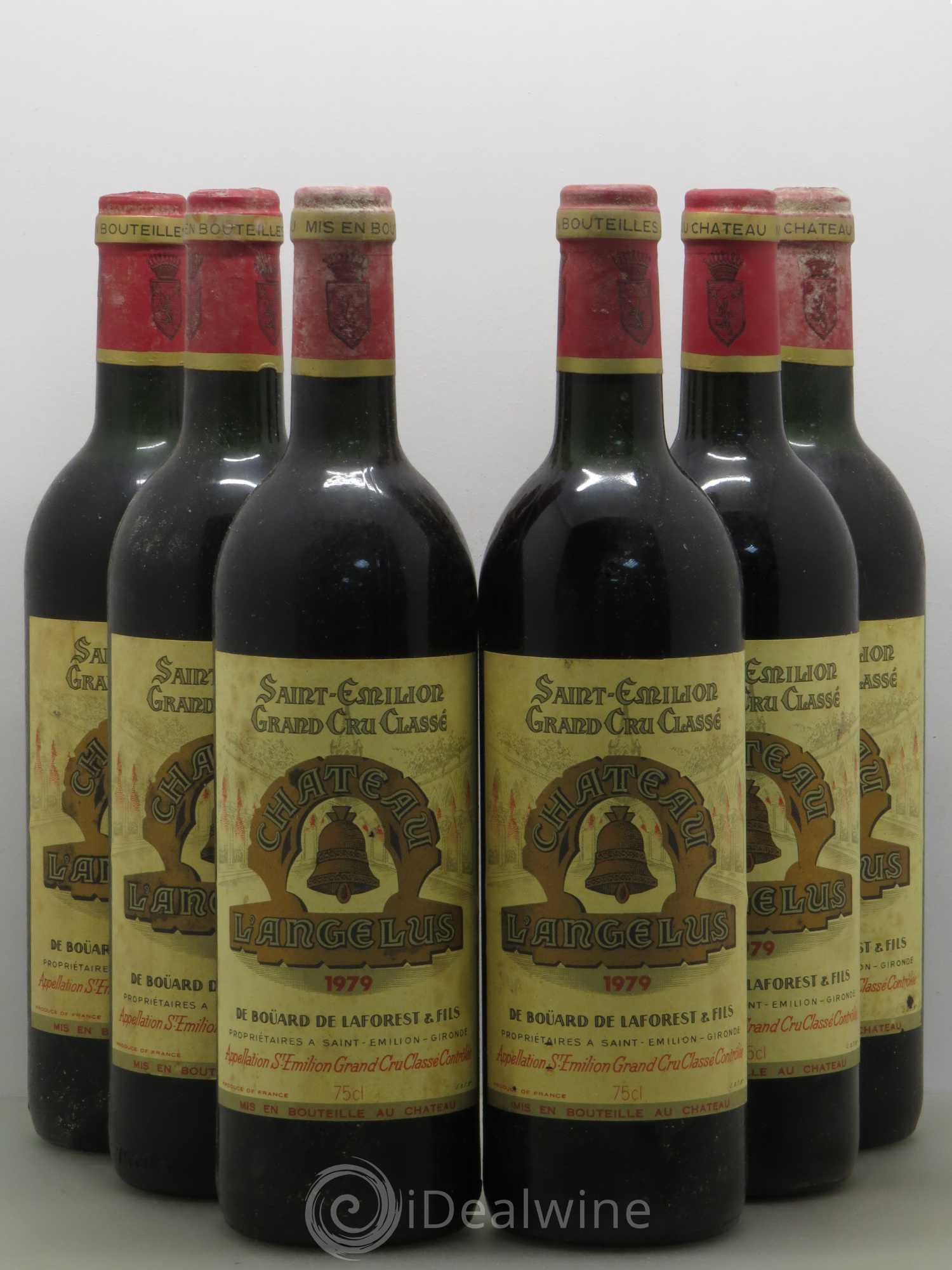 Château Angélus 1er Grand Cru Classé A 1979 - Lot de 6 bouteilles - 0